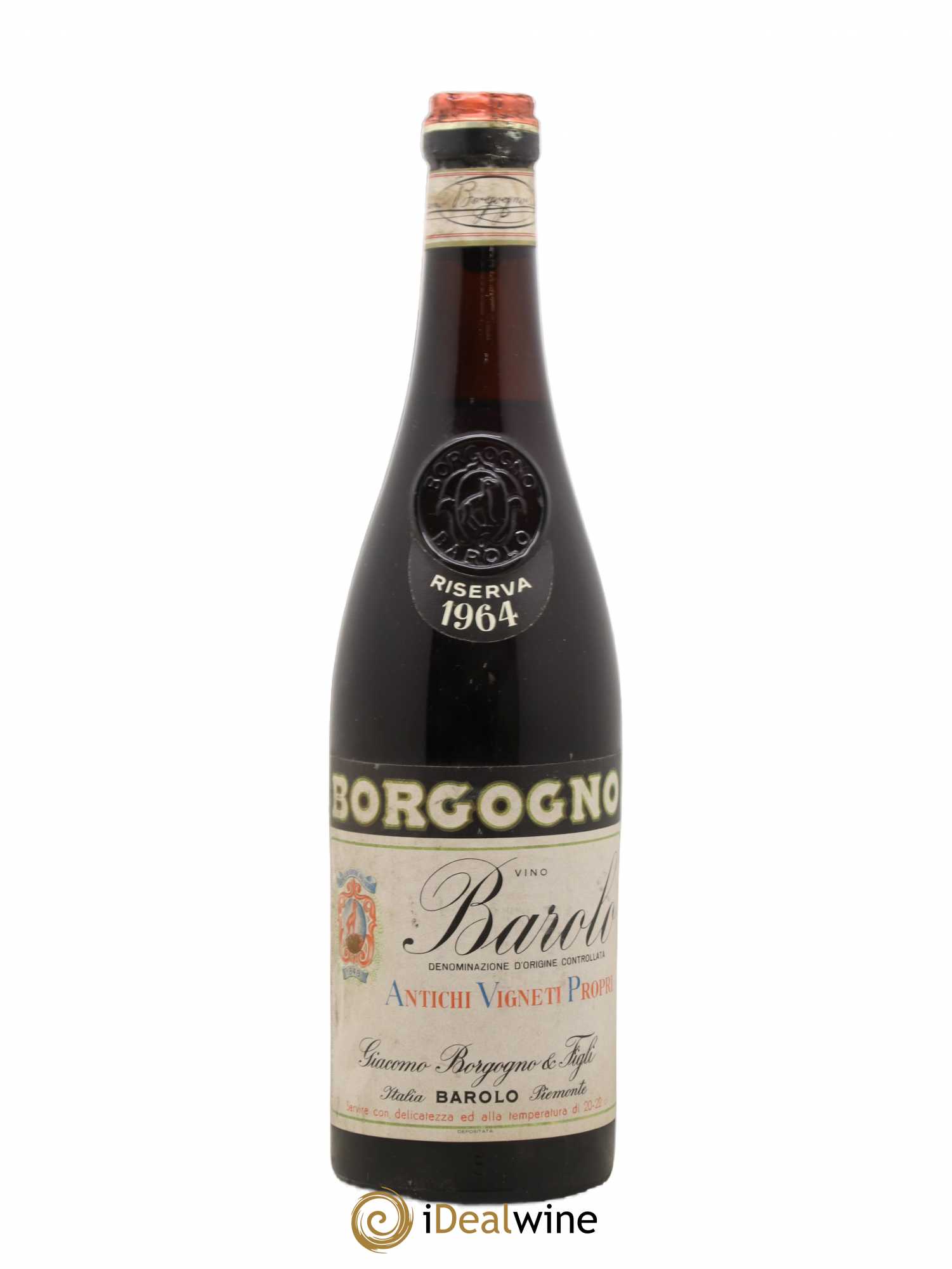 Barolo DOCG Riserva Giacomo Borgogno 1964 - Lot de 1 bouteille - 0