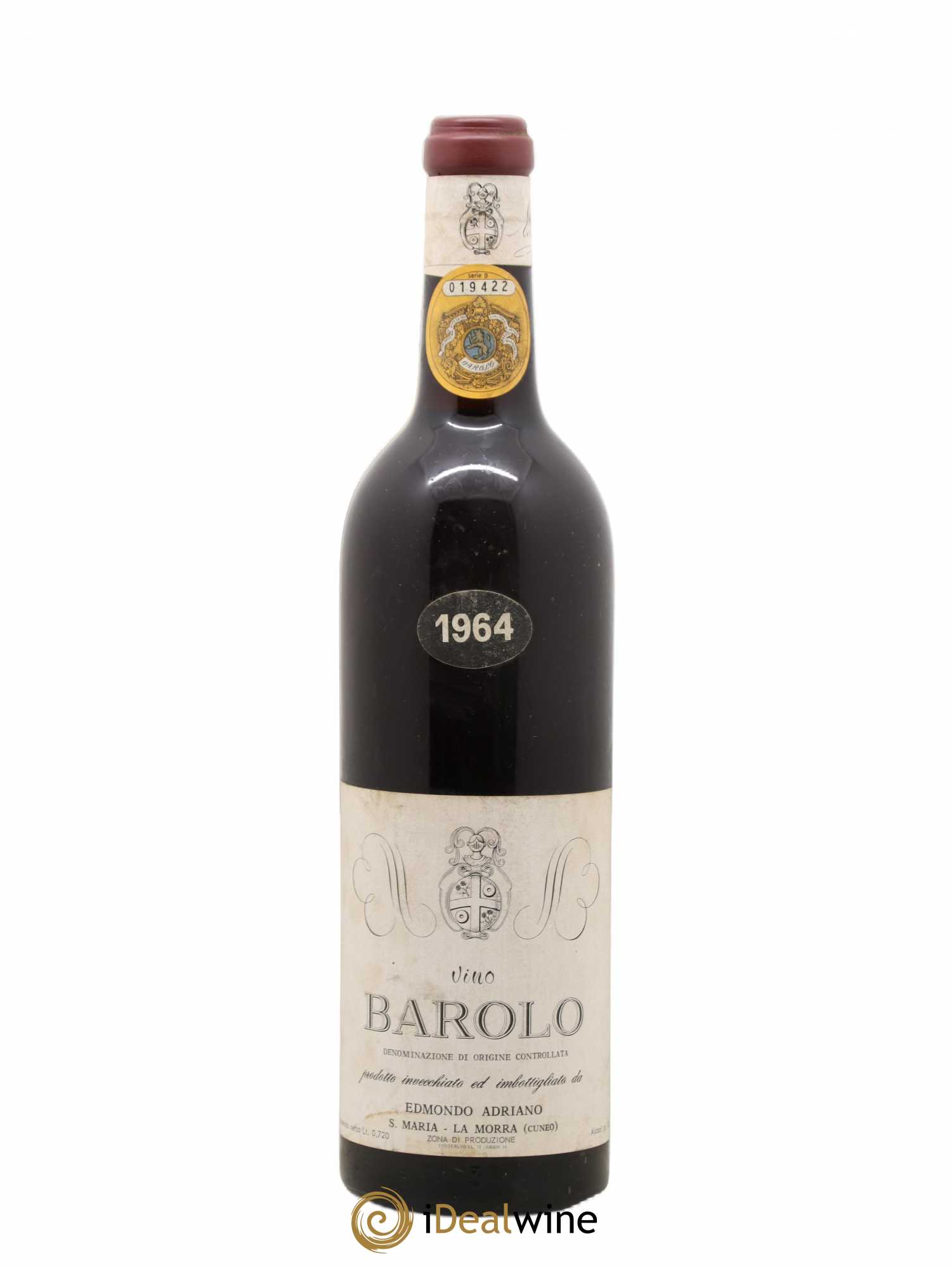Barolo Edmondo Adriano 1964 - Lot de 1 bouteille - 0