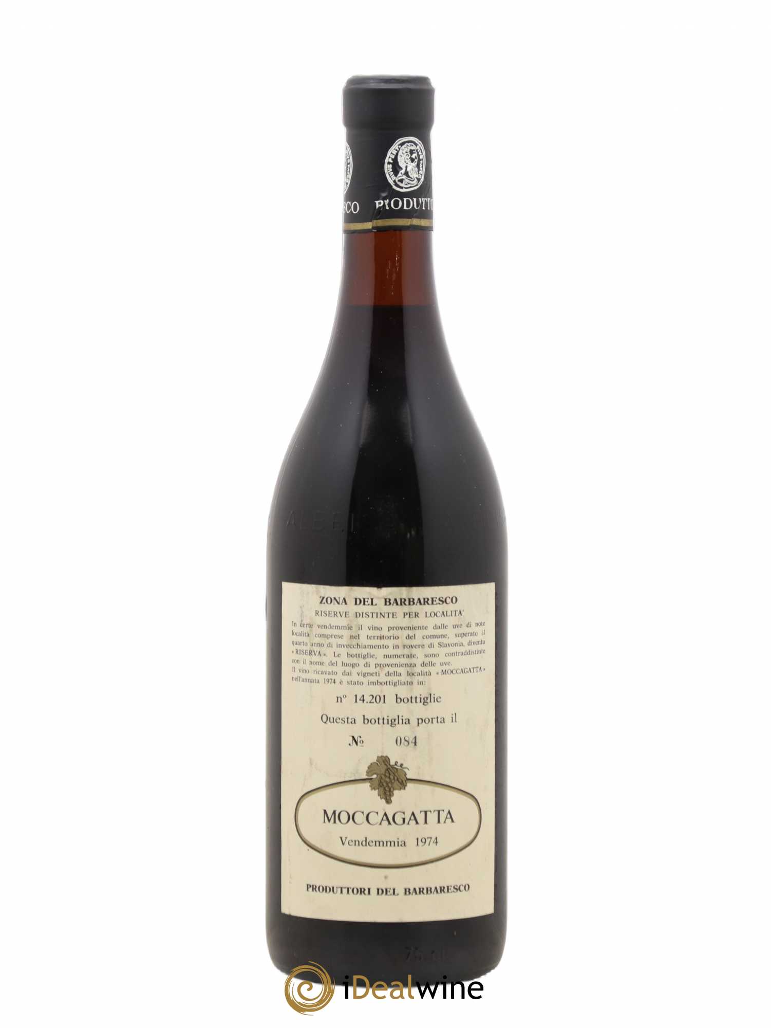 Barbaresco DOCG Produttori del Barbaresco Riserva 1974 - Posten von 1 Flasche - 1