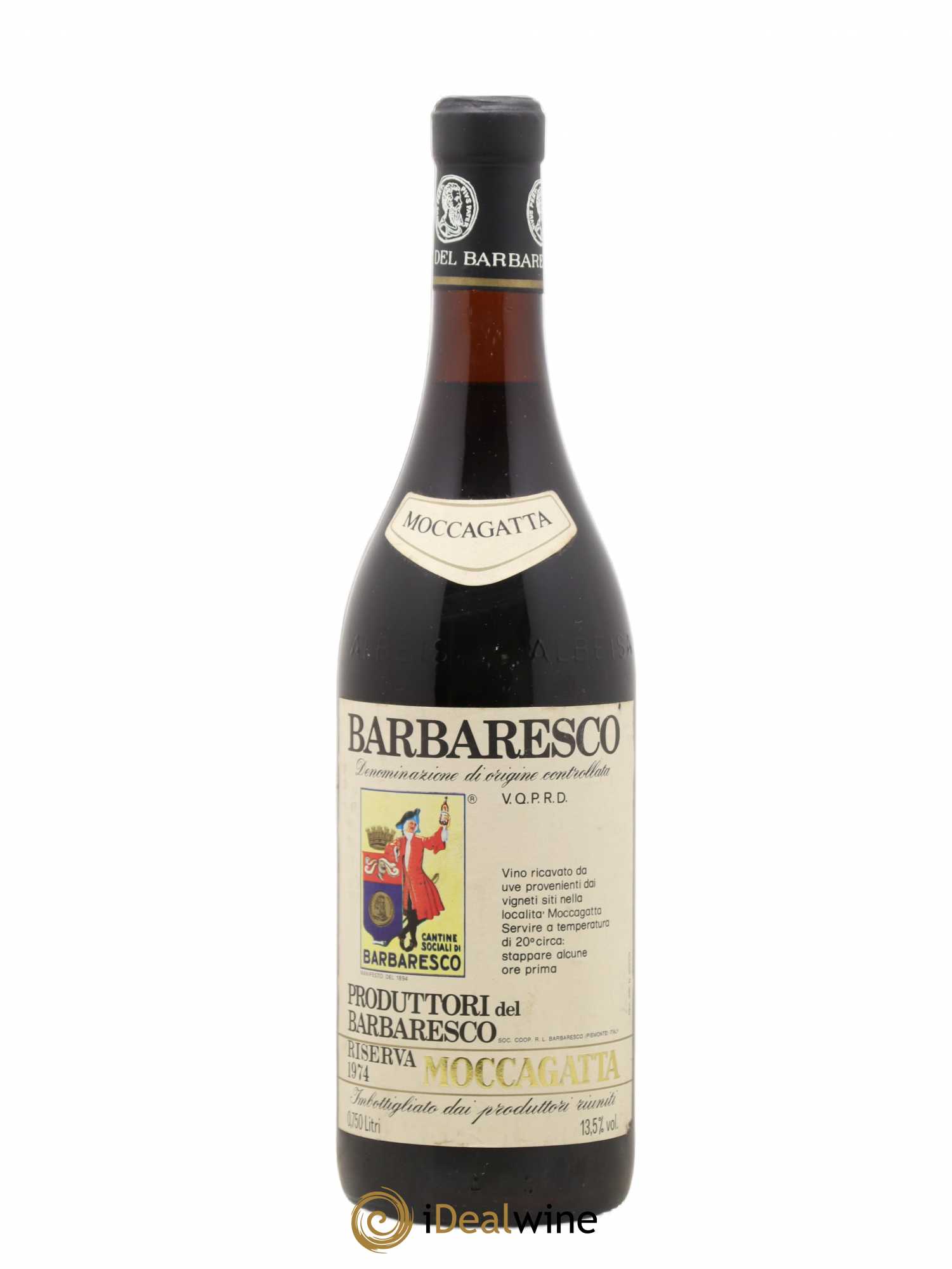 Barbaresco DOCG Produttori del Barbaresco Riserva 1974 - Posten von 1 Flasche - 0