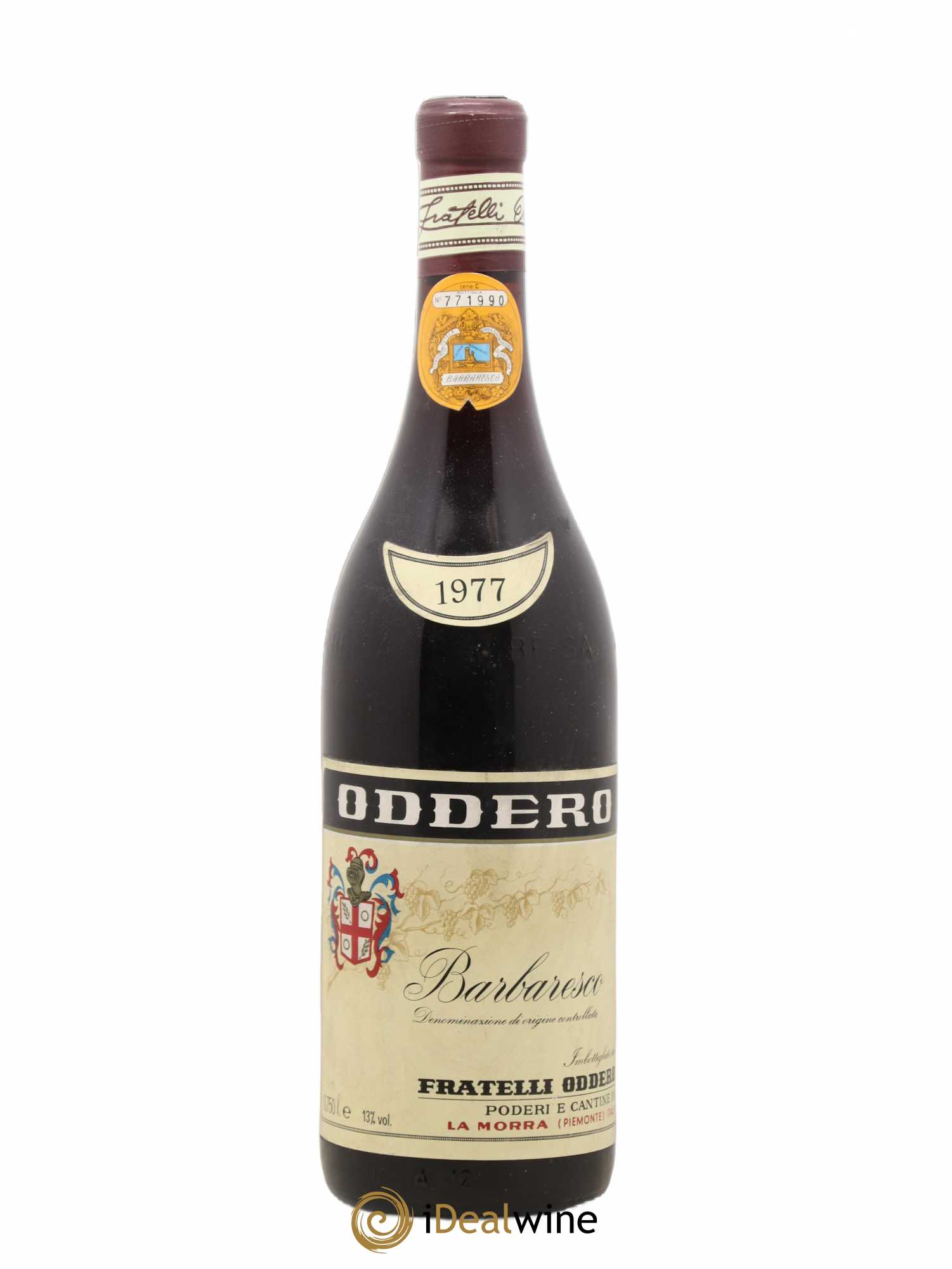 Barbaresco DOCG Oddero 1977 - Lot de 1 bouteille - 0
