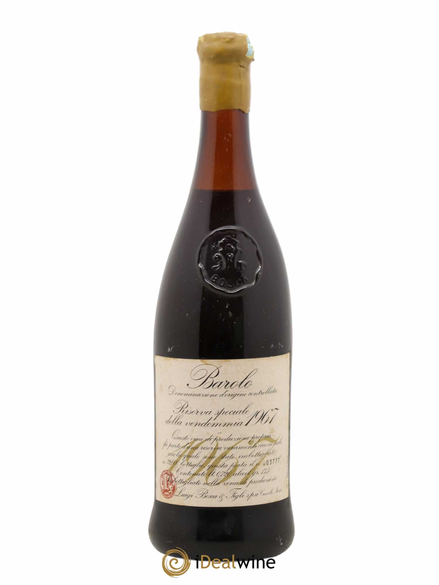 Barolo Riserva Speciale Luigi Bosca 1967 - Lot de 1 bouteille - 0