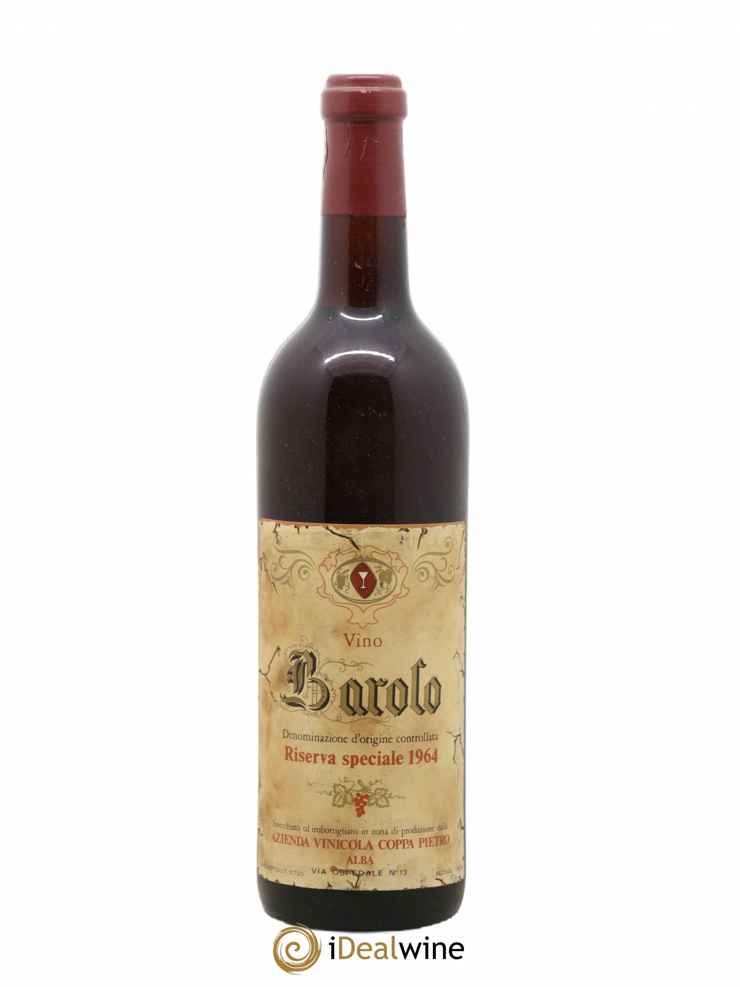 Barolo Coppa Pietro Riserva Speciale 1964 - Lot de 1 bouteille - 0