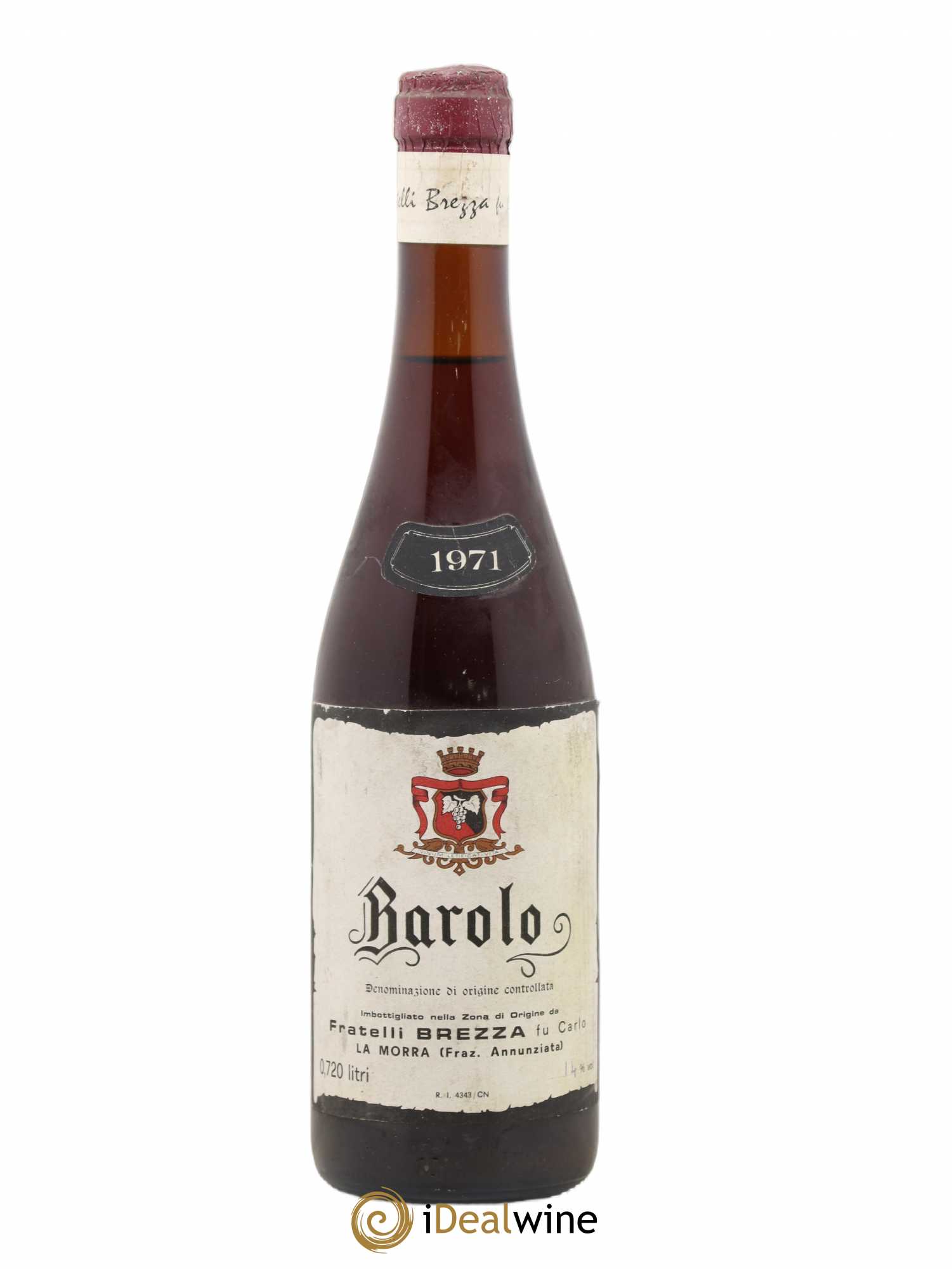Barolo Brezza 1971 - Lot de 1 bouteille - 0