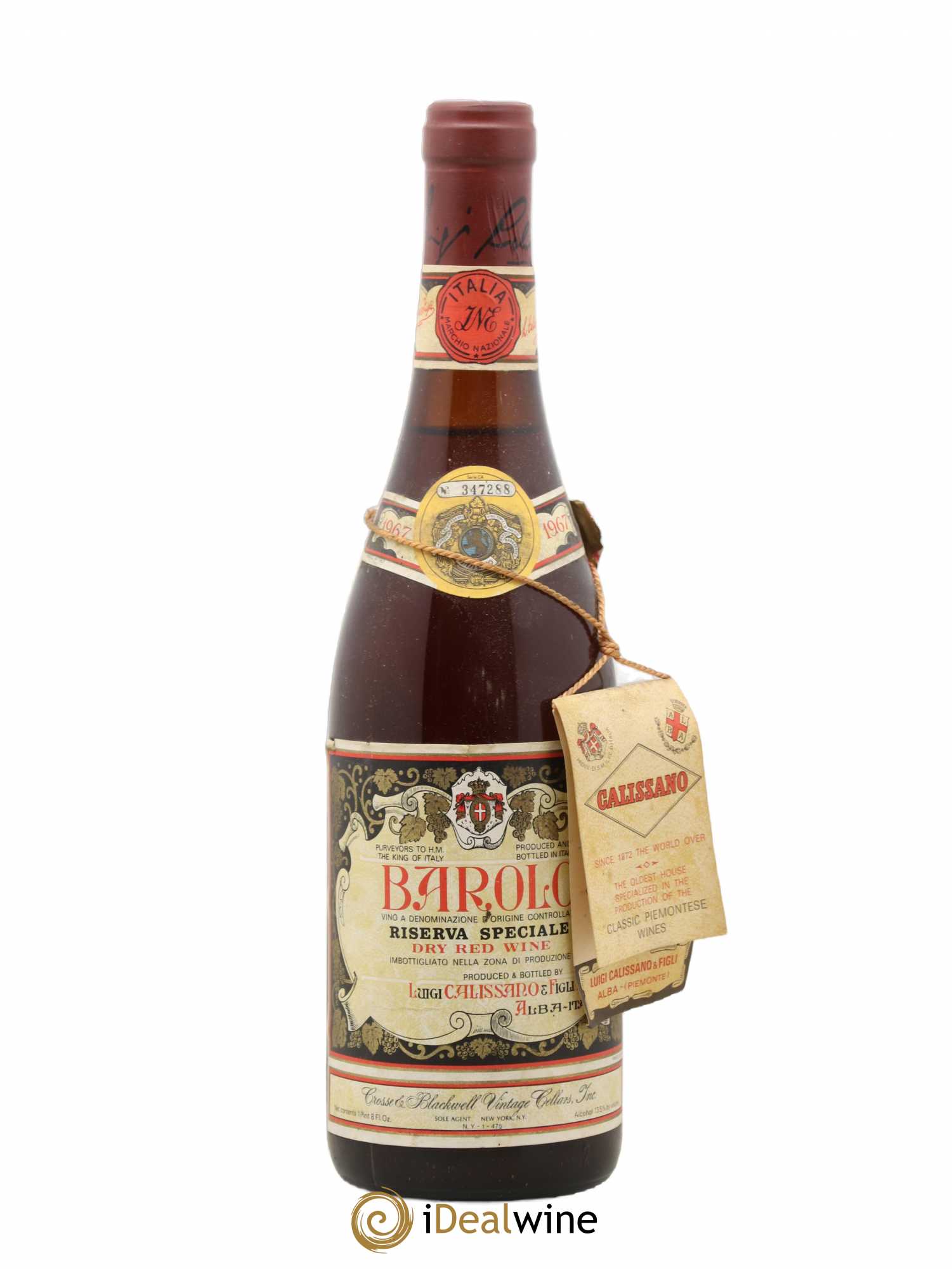 Barolo Calissano Riserva Speciale 1967 - Lot de 1 bouteille - 0