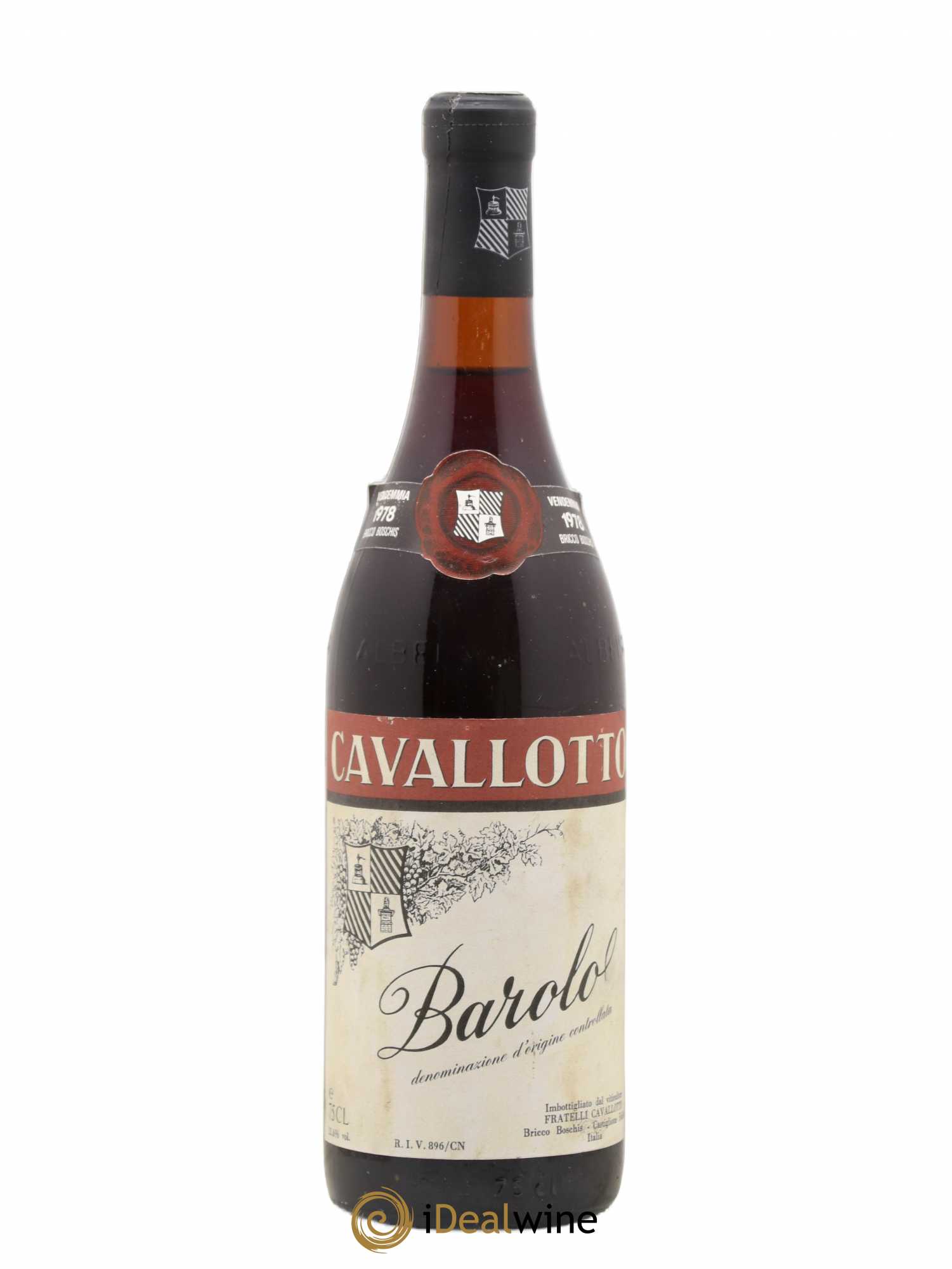 Barolo Cavallotto Bricco Boschis 1978 - Posten von 1 Flasche - 0