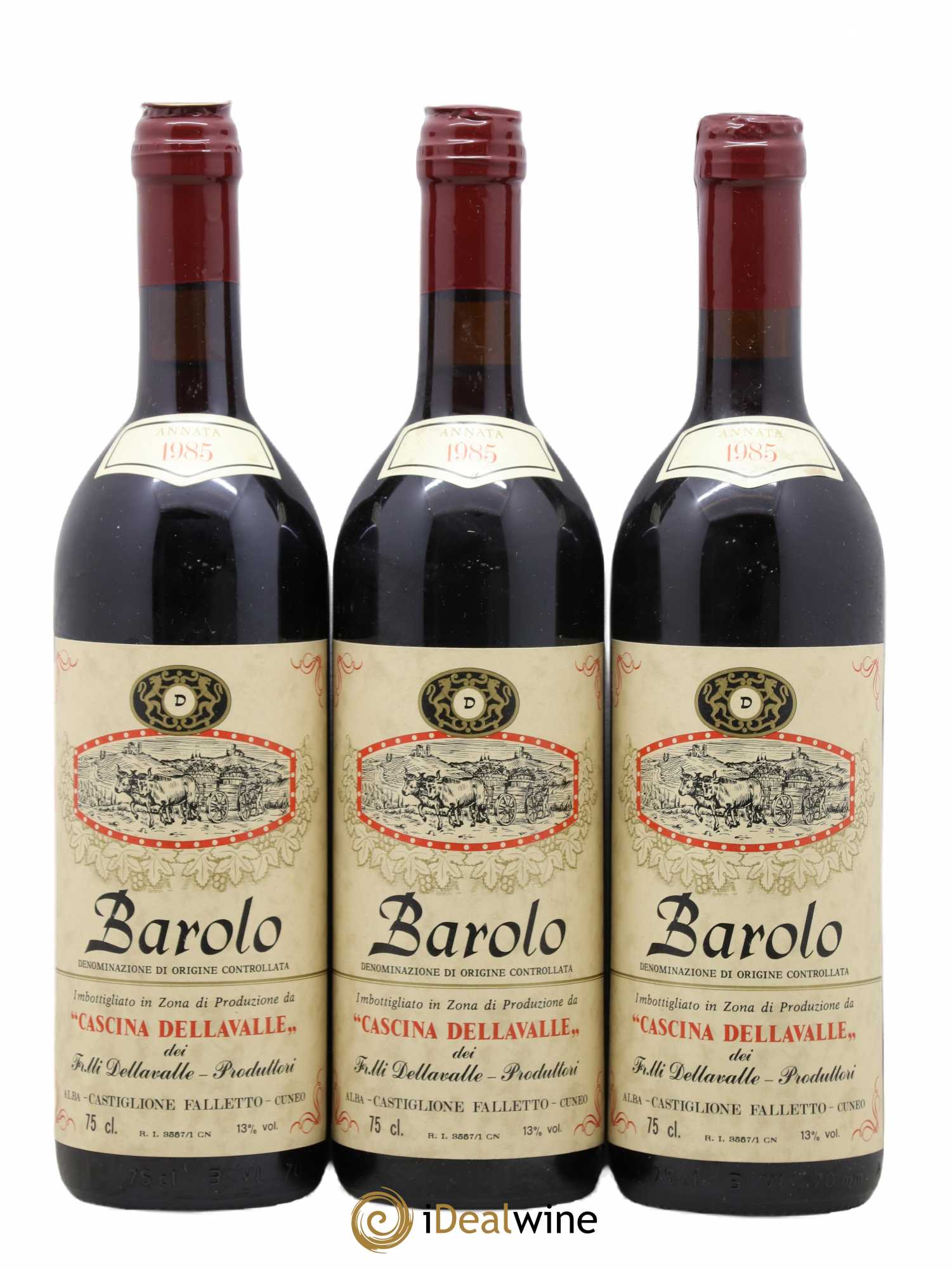Barolo 1985 - Posten von 3 Flaschen - 0