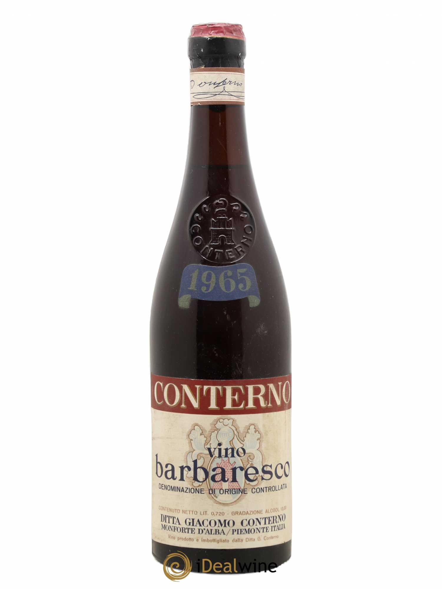 Barbaresco DOCG Giacomo Conterno 1965 - Lot de 1 bouteille - 0