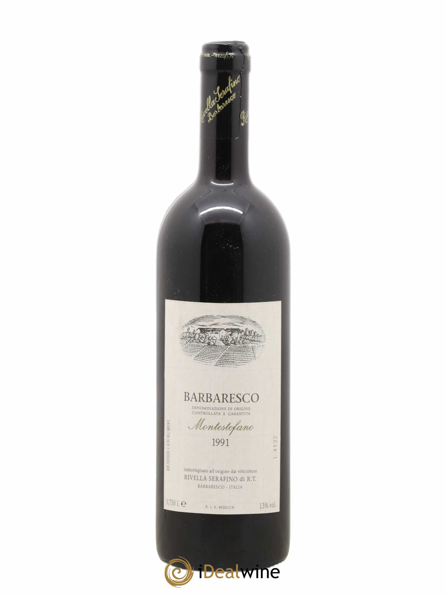 Barbaresco DOCG Serafino Rivella Montestefano 1991 - Posten von 1 Flasche - 0