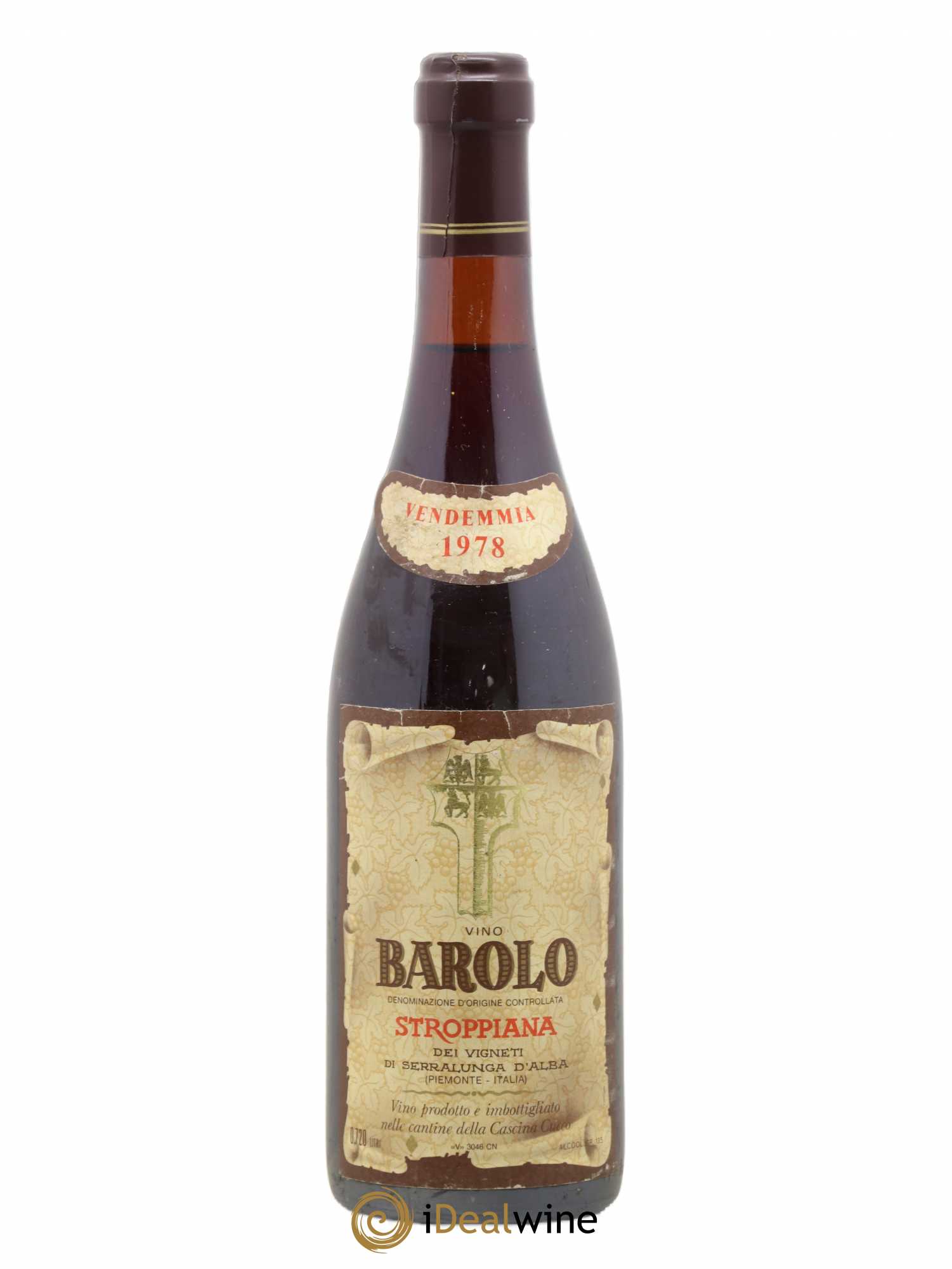 Barolo Stroppiana 1978 - Lot de 1 bouteille - 0