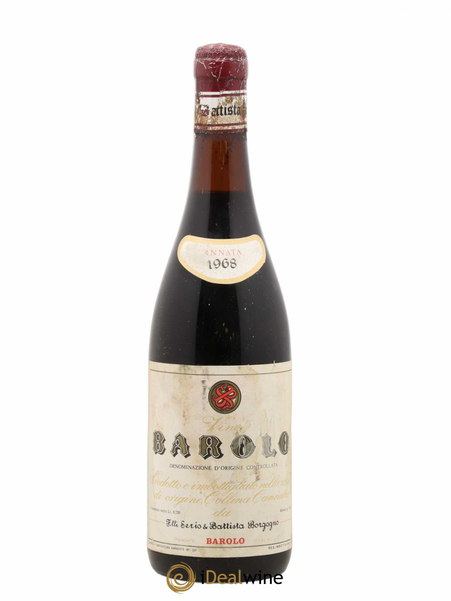 Barolo Borgogno 1968 - Lot de 1 bouteille - 0