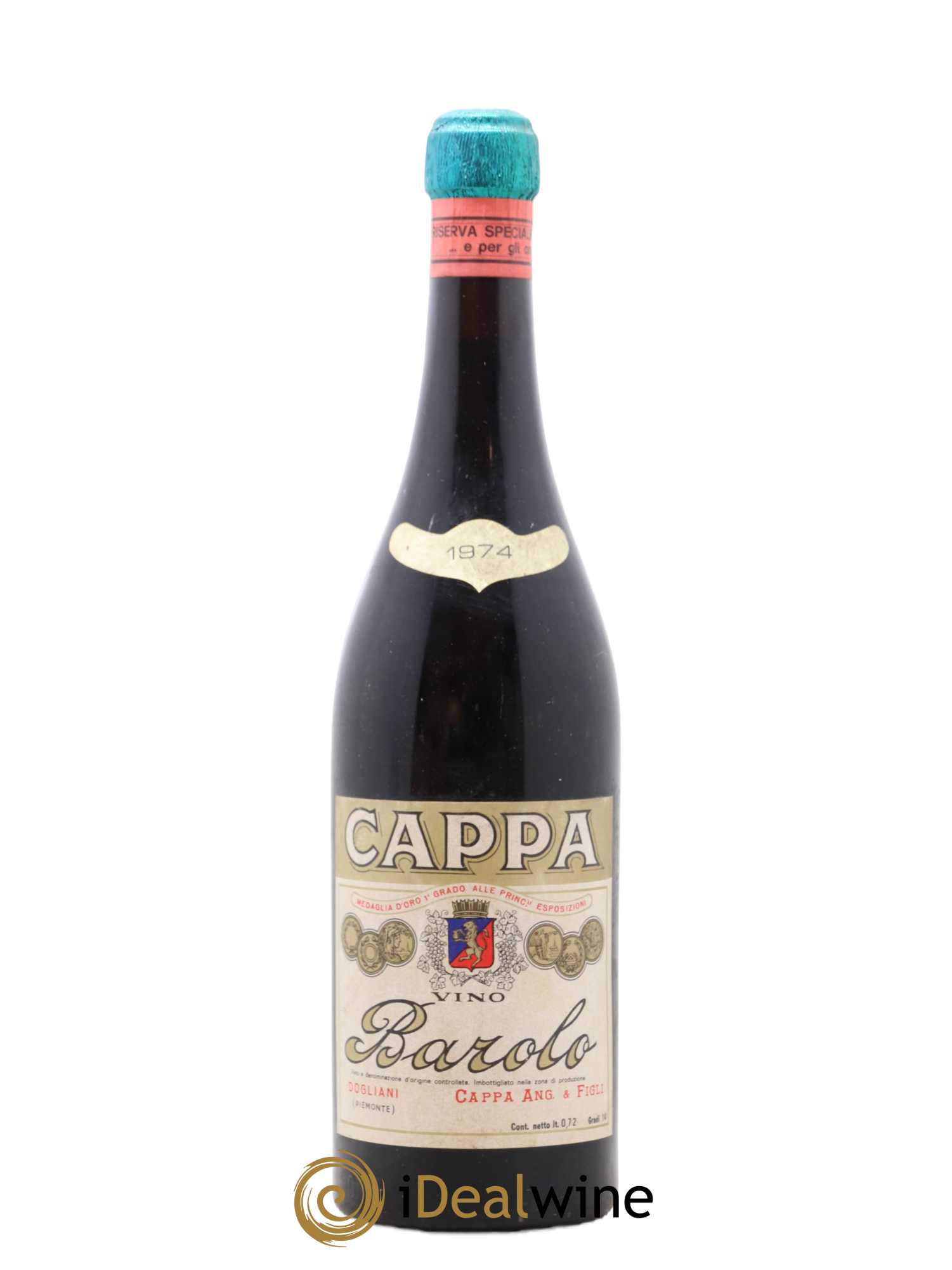 Barolo Cappa 1974 - Lot de 1 bouteille - 0