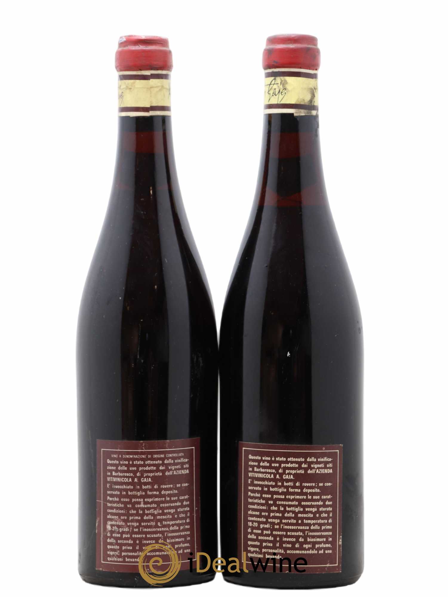 Barbaresco DOCG Gaja 1961 - Lot de 2 bouteilles - 1