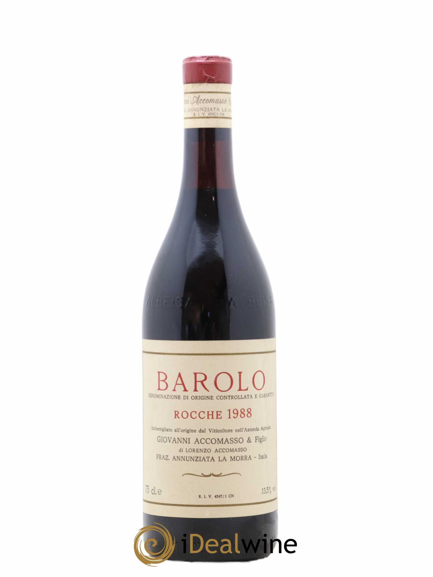 Barolo Rocche Accomasso 1988 - Lot of 1 bottle - 0