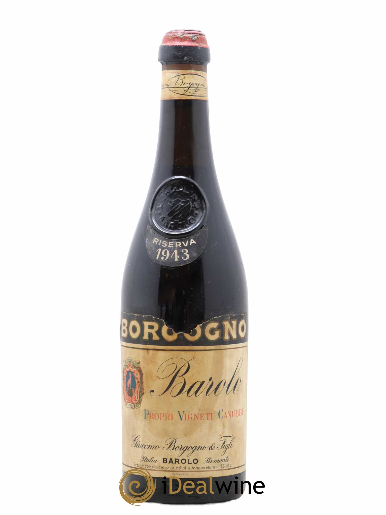 Barolo Riserva Borgogno 1943 - Lot de 1 bouteille - 0