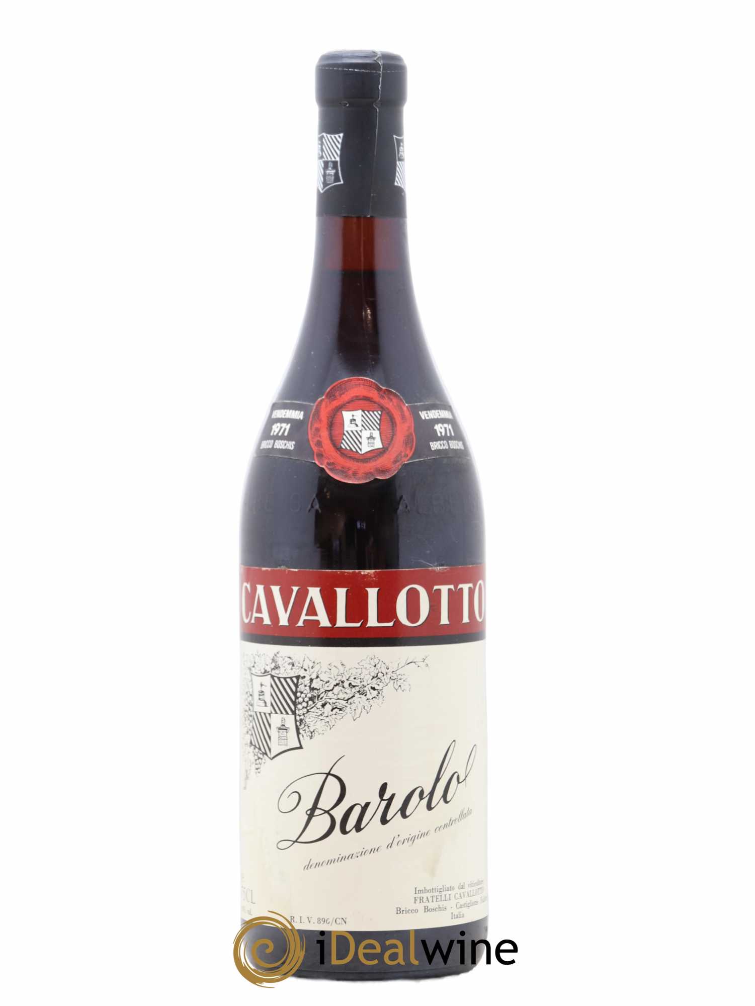 Barolo Cavallotto 1971 - Lot de 1 bouteille - 0