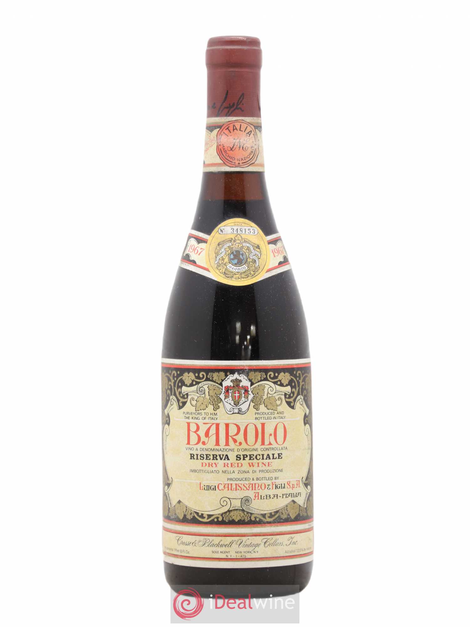 Barolo Riserva Speciale Calissano 1967 - Lot de 1 bouteille - 0