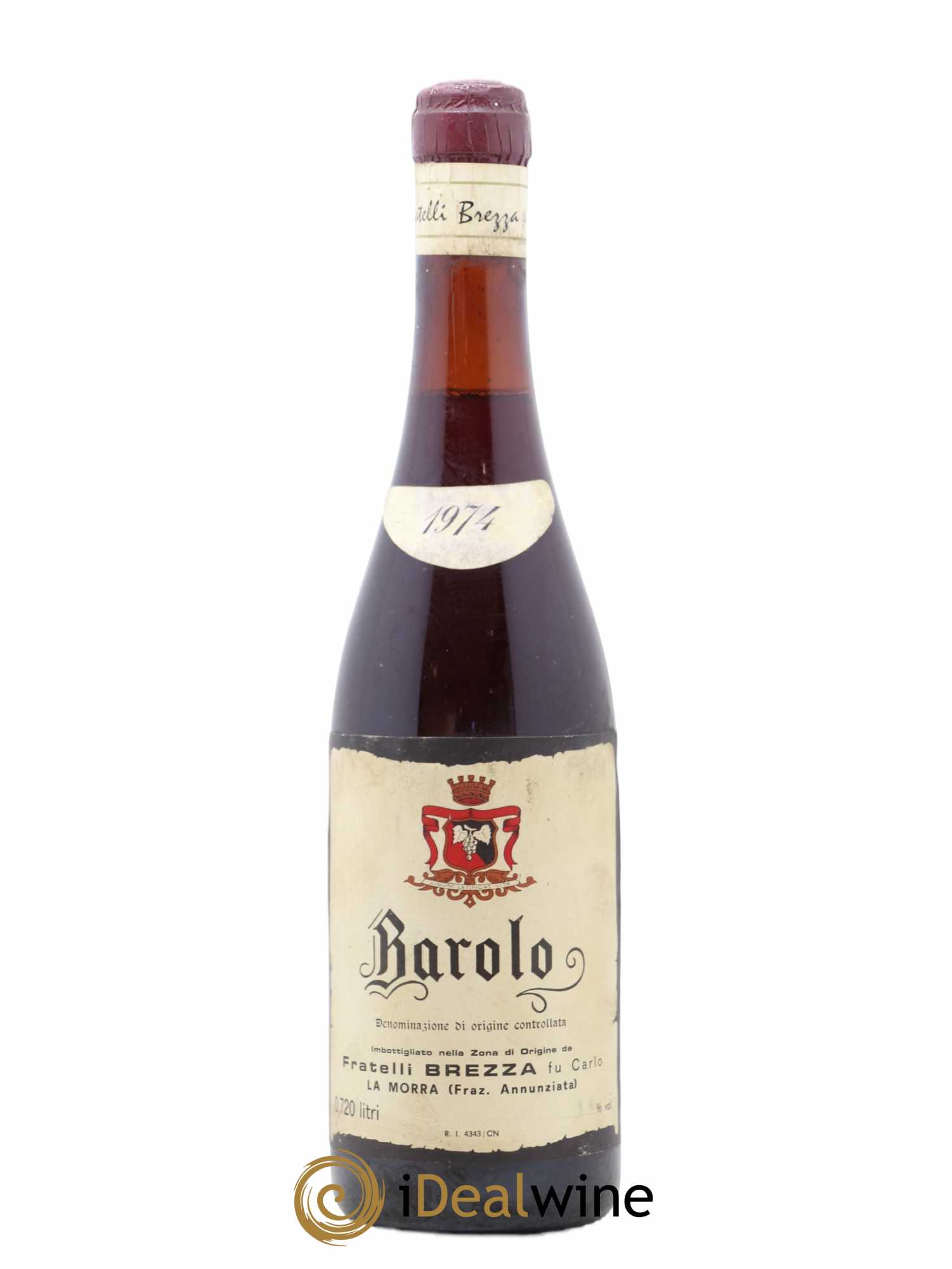 Barolo Brezza 1974 - Posten von 1 Flasche - 0