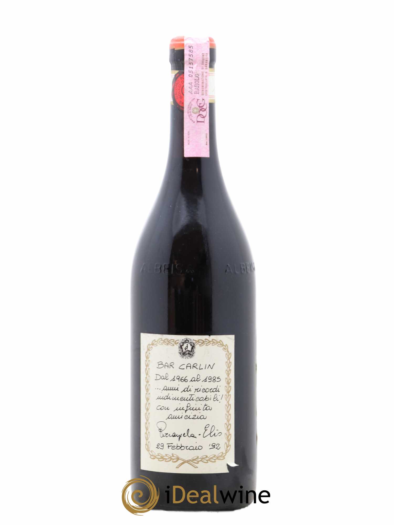 Barolo Borgogno Riserva 1985 - Lot de 1 bouteille - 1