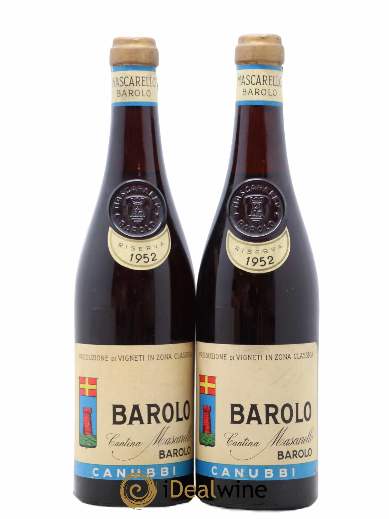 Barolo Bartolo Mascarello Riserva Canubbi 1952 - Lotto di 2 bottiglie - 0