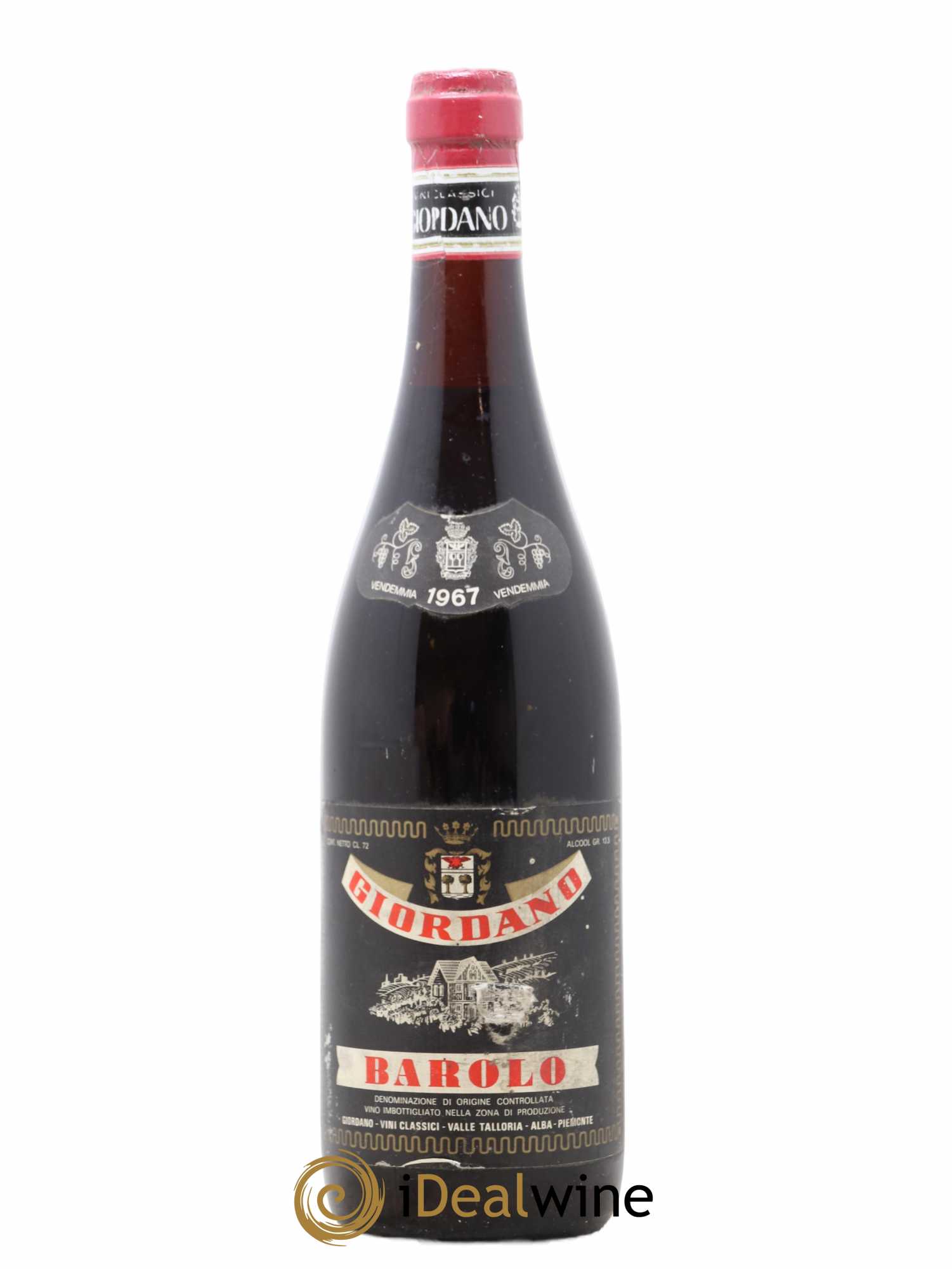 Barolo Giordano 1967 - Posten von 1 Flasche - 0