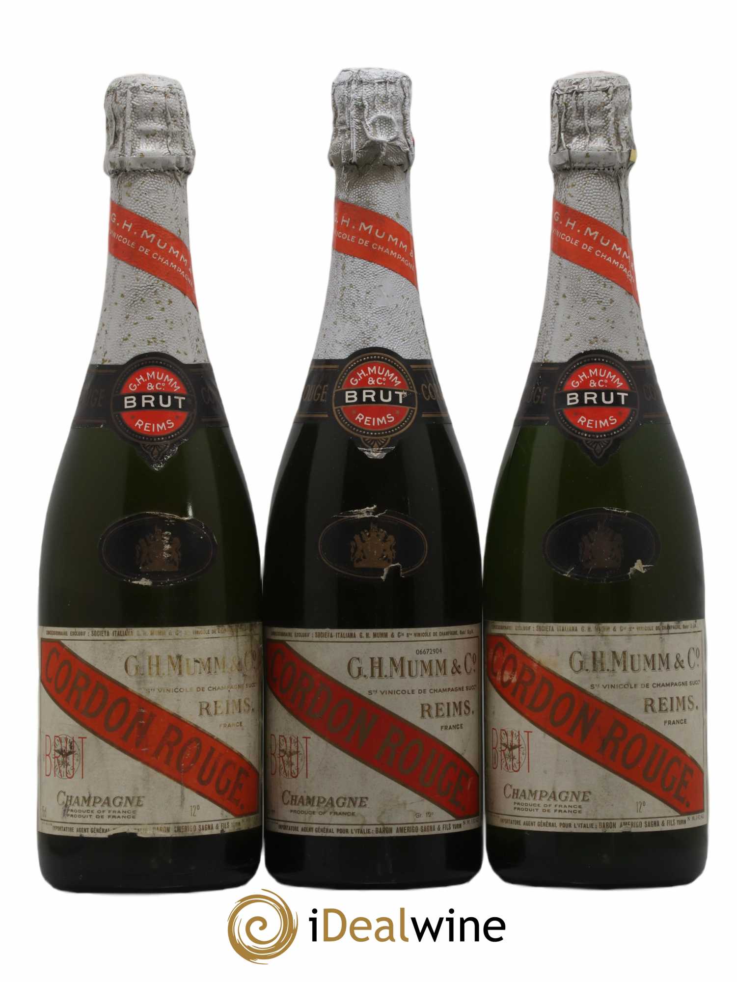 Cordon Rouge Mumm - Posten von 3 Flaschen - 0