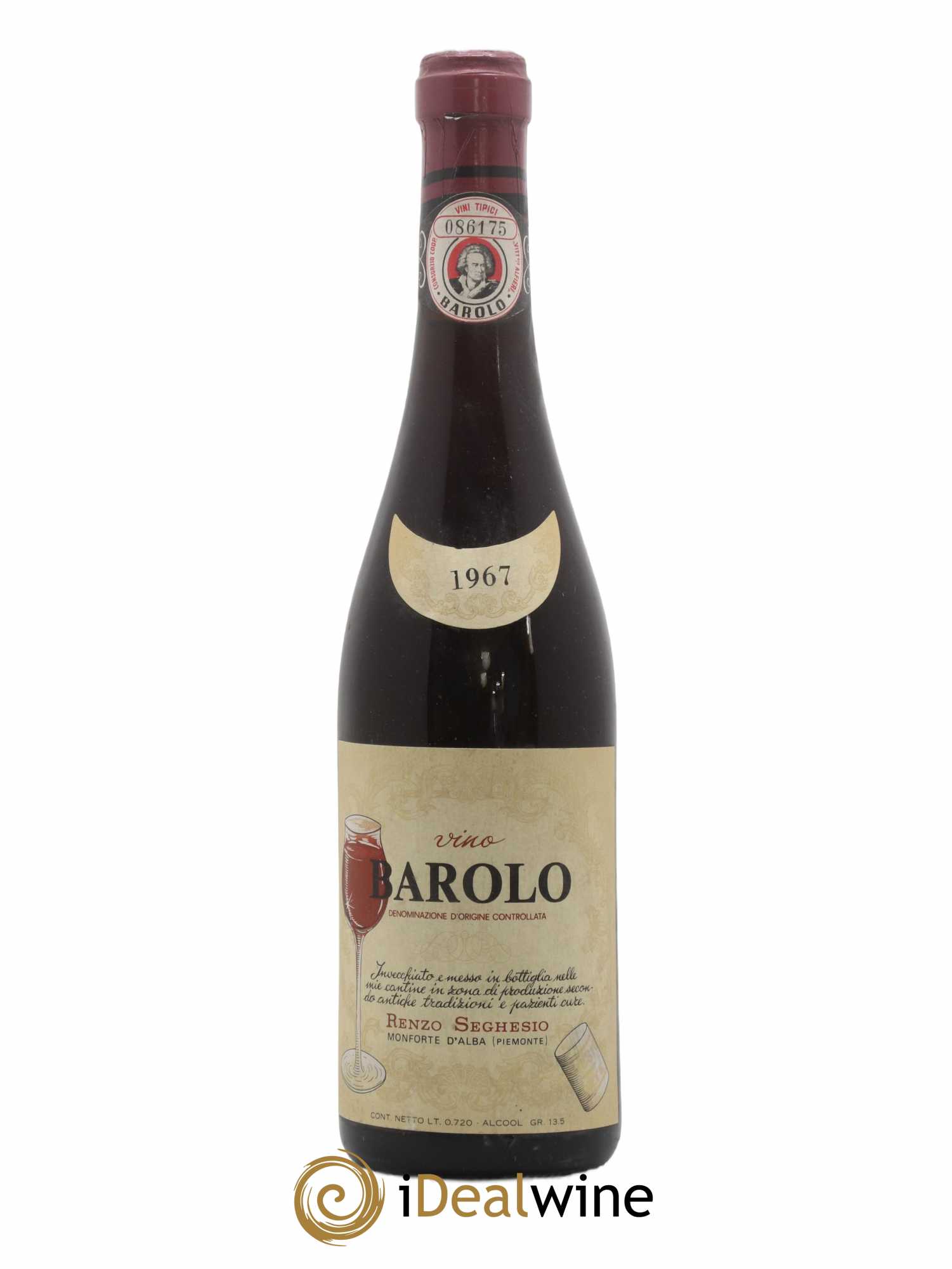 Barolo Seghesio 1967 - Lot de 1 bouteille - 0