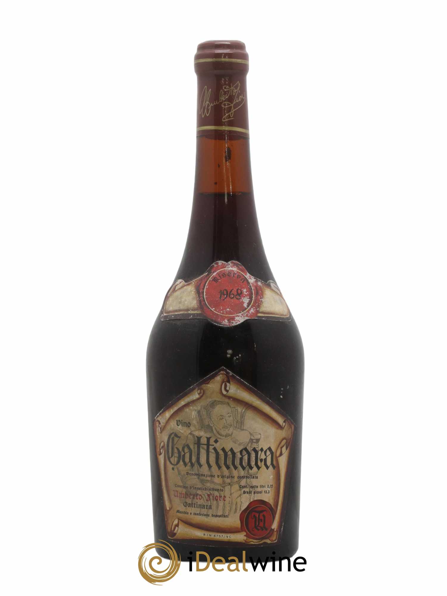 Gattinara DOCG Riserva Umberto Fiore 1968 - Lotto di 1 bottiglia - 0