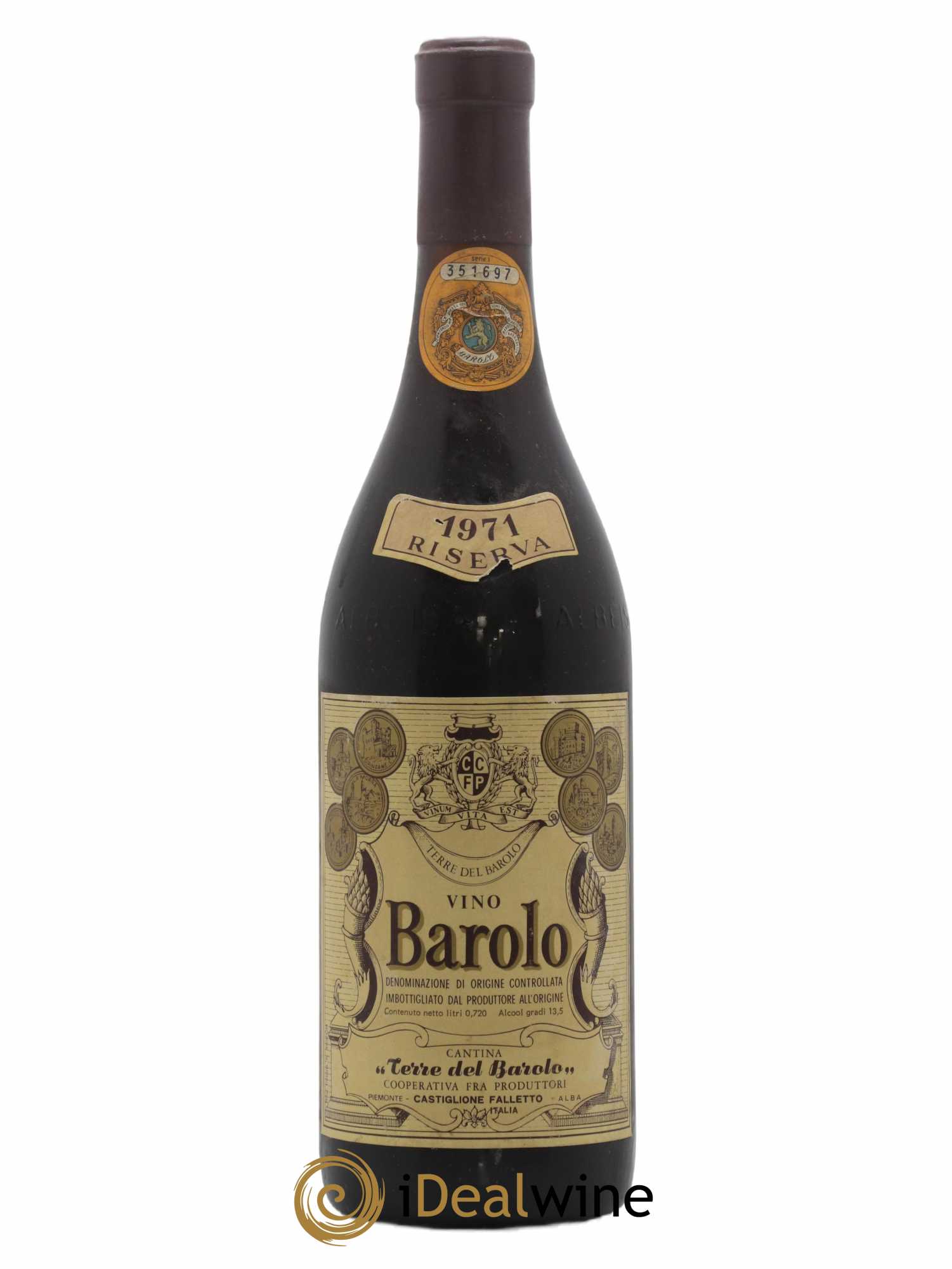 Barolo Riserva Terre del Barolo 1971 - Posten von 1 Flasche - 0