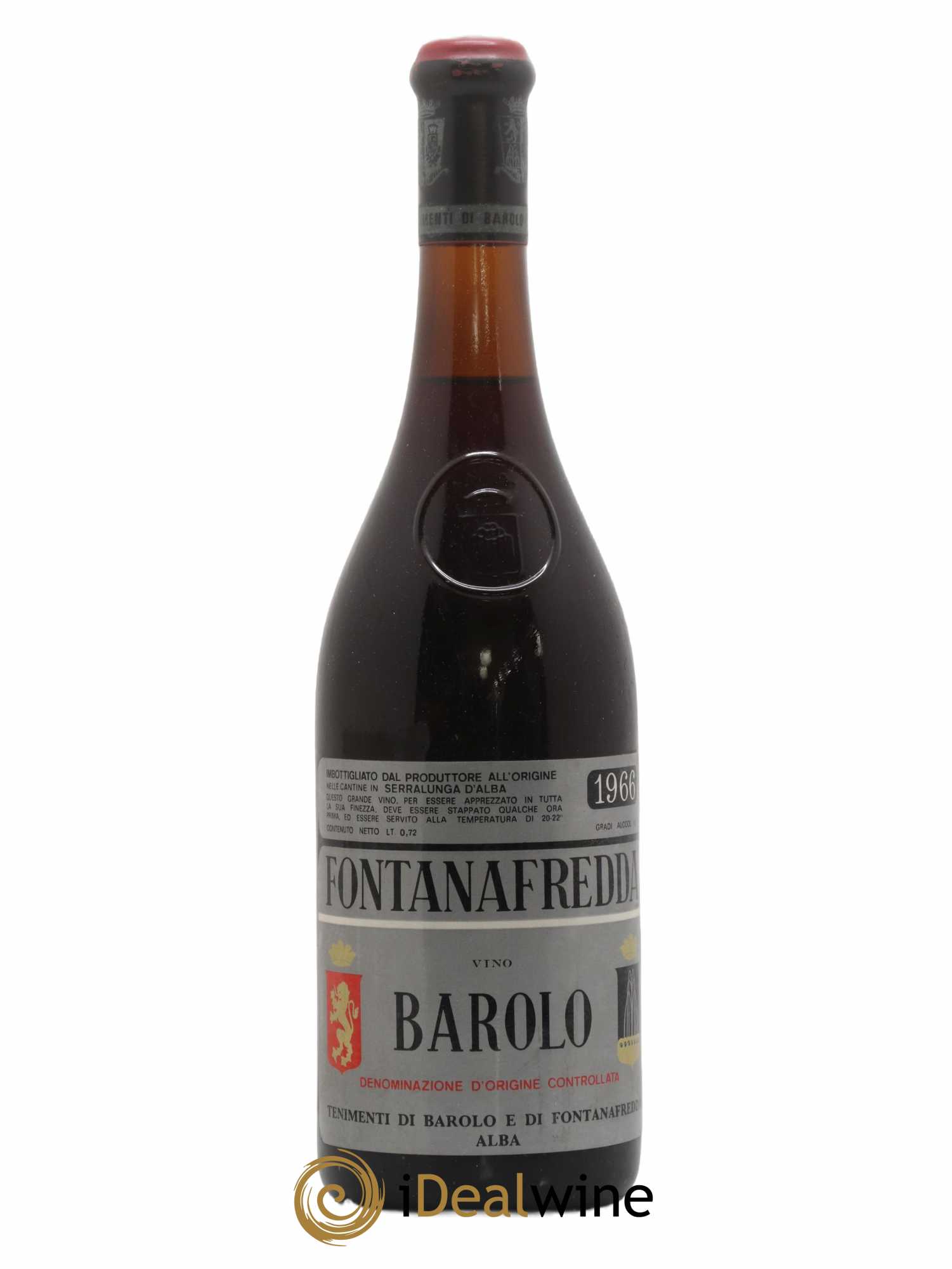 Barolo DOCG Fontanafredda 1966 - Lotto di 1 bottiglia - 0