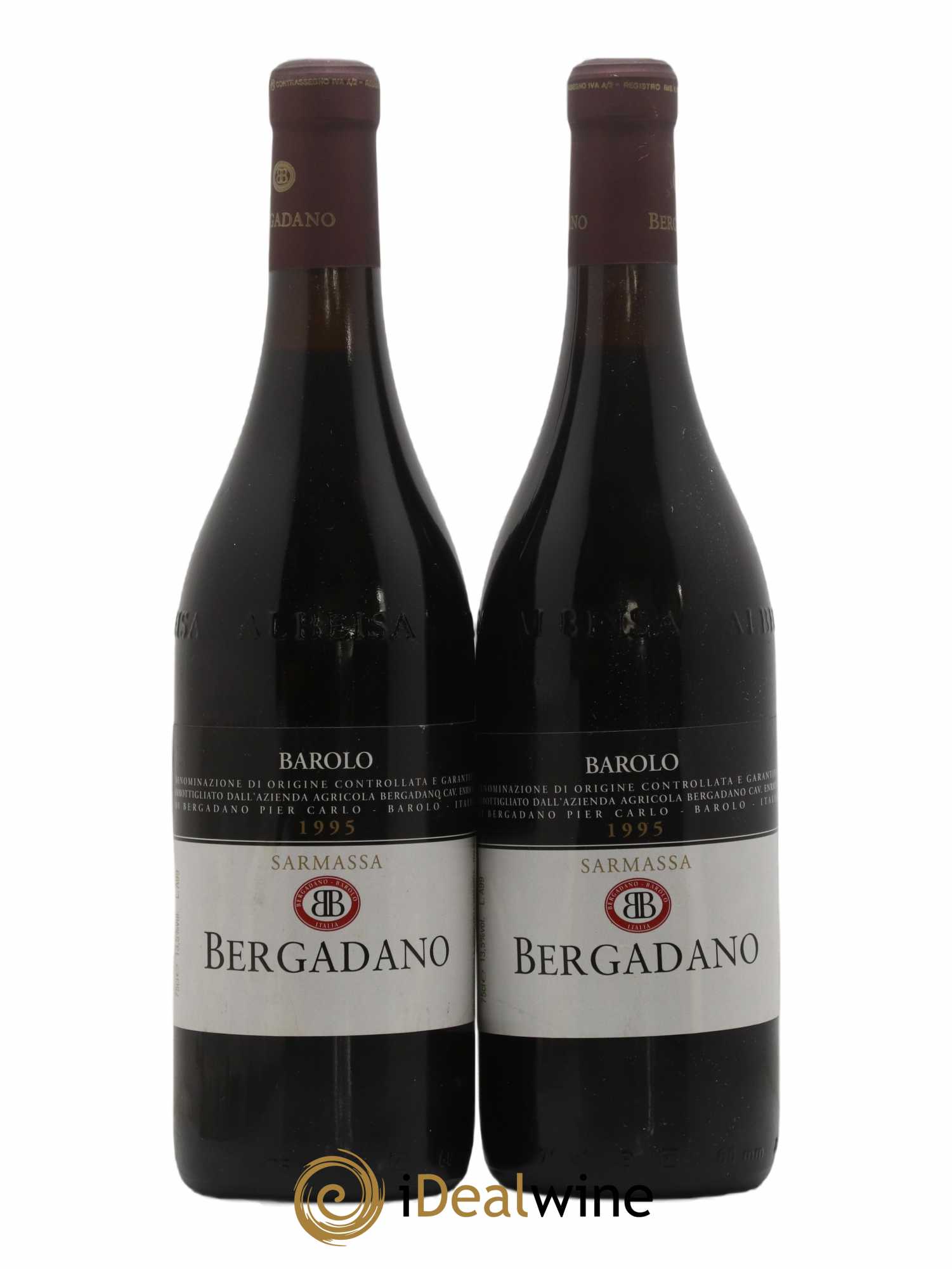 Barolo Bergadano 1995 - Posten von 2 Flaschen - 0
