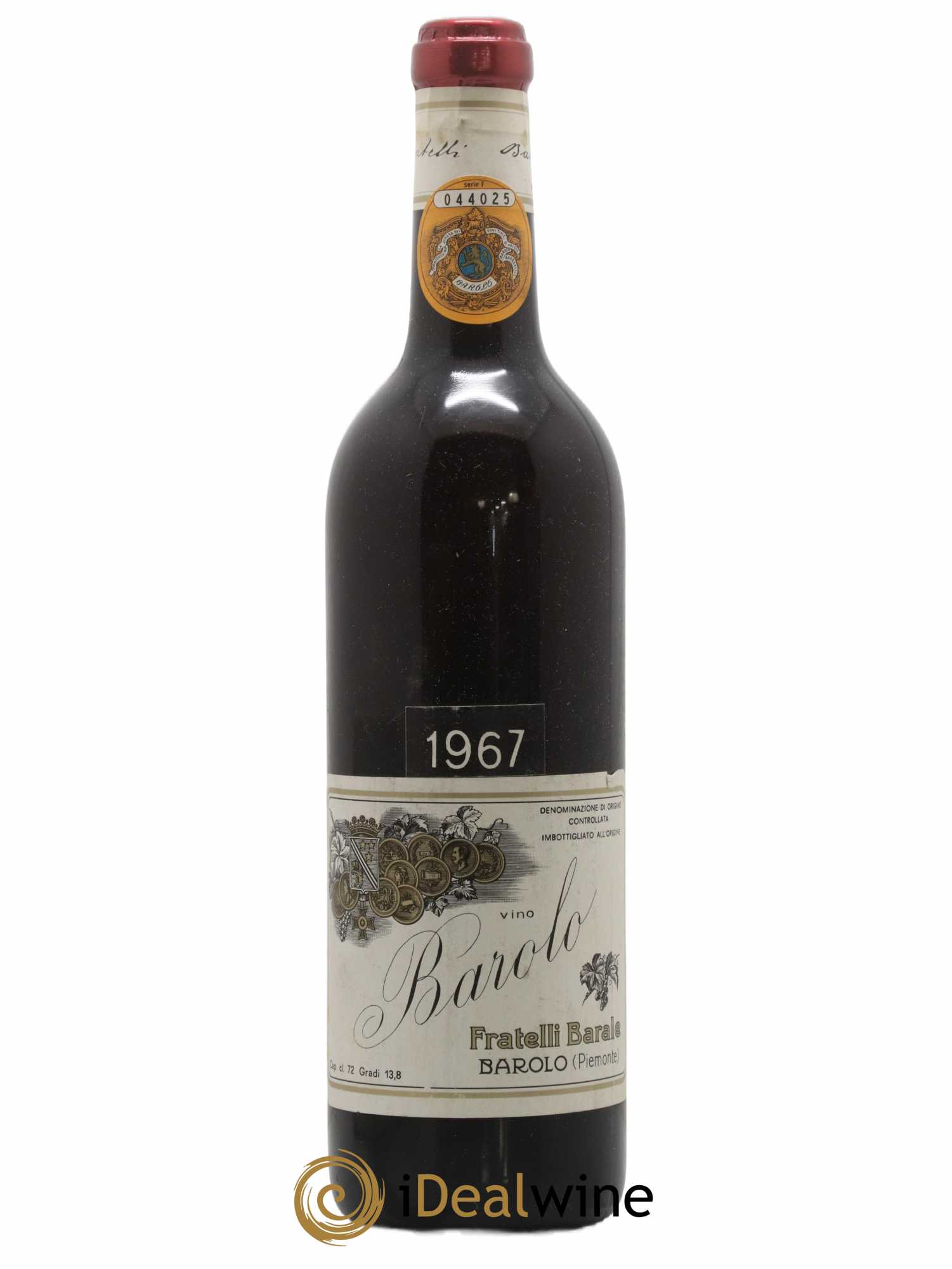 Barolo Fratelli Barale 1967 - Lot de 1 bouteille - 0