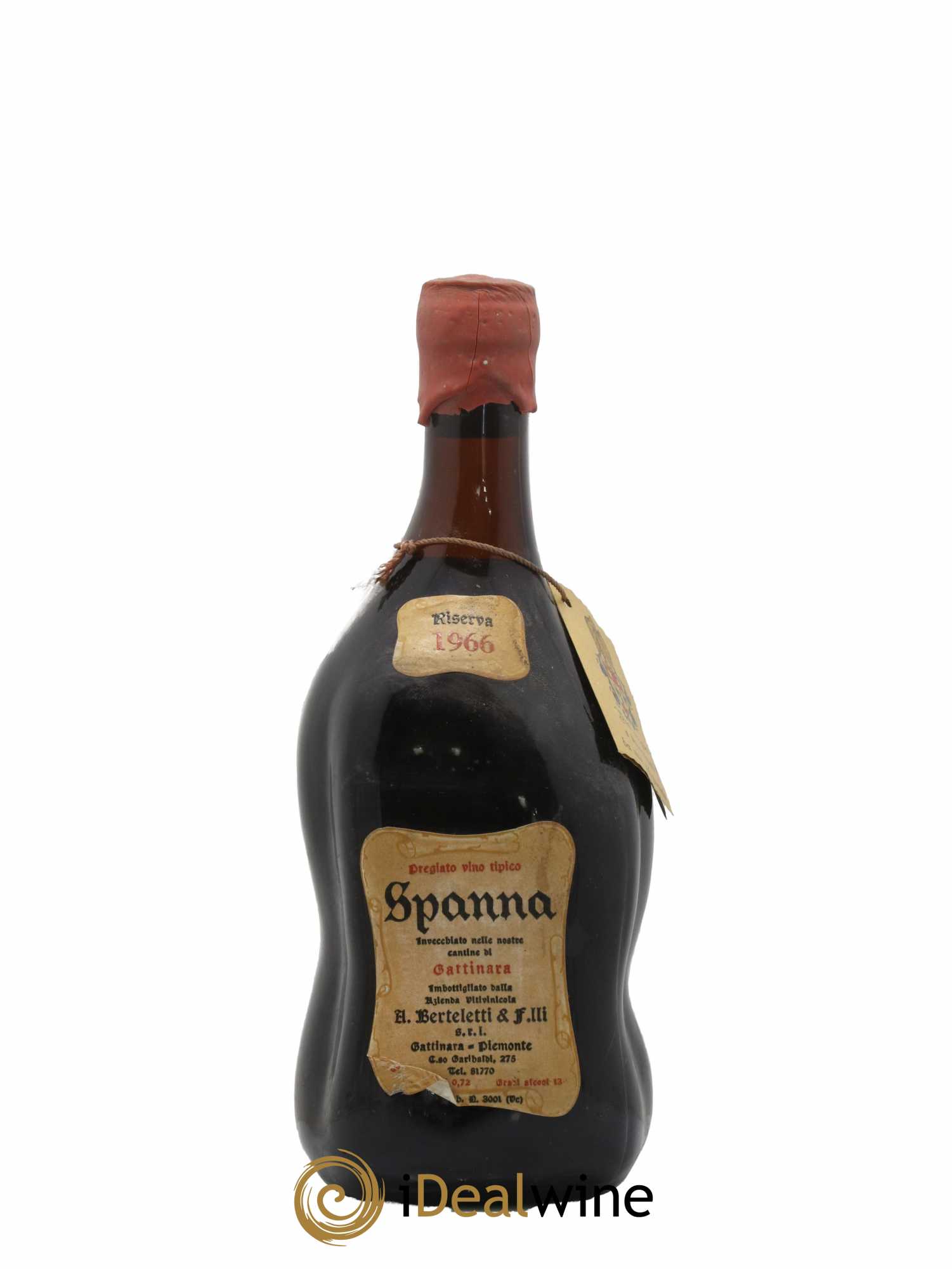 Italie Spanna Riserva Berteletti 1966 - Lot de 1 bouteille - 0
