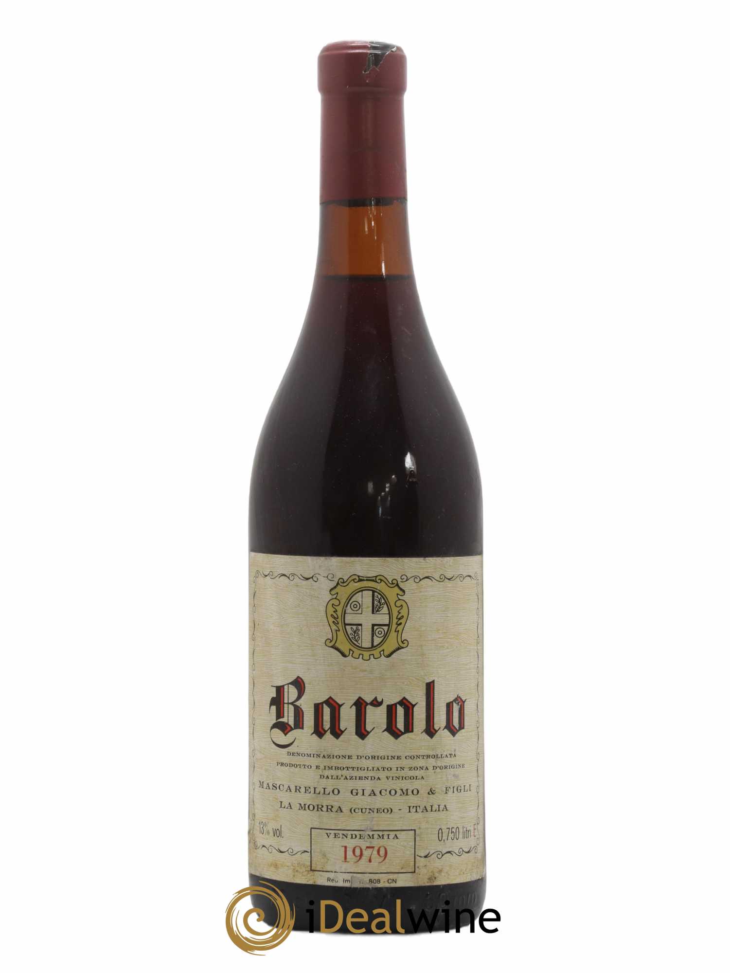 Barolo Giacomo Mascarello 1979 - Lot de 1 bouteille - 0