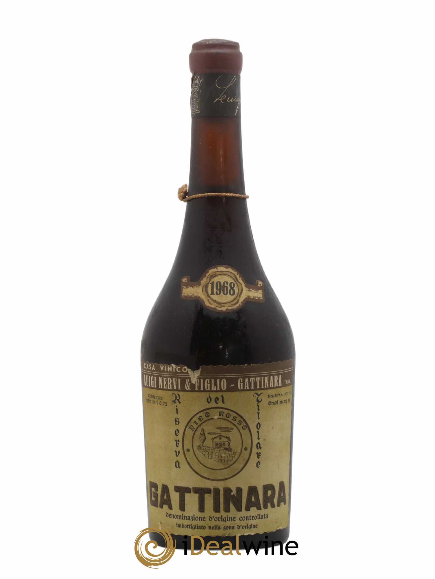 Gattinara DOCG Nervi Conterno 1968 - Lot de 1 bouteille - 0
