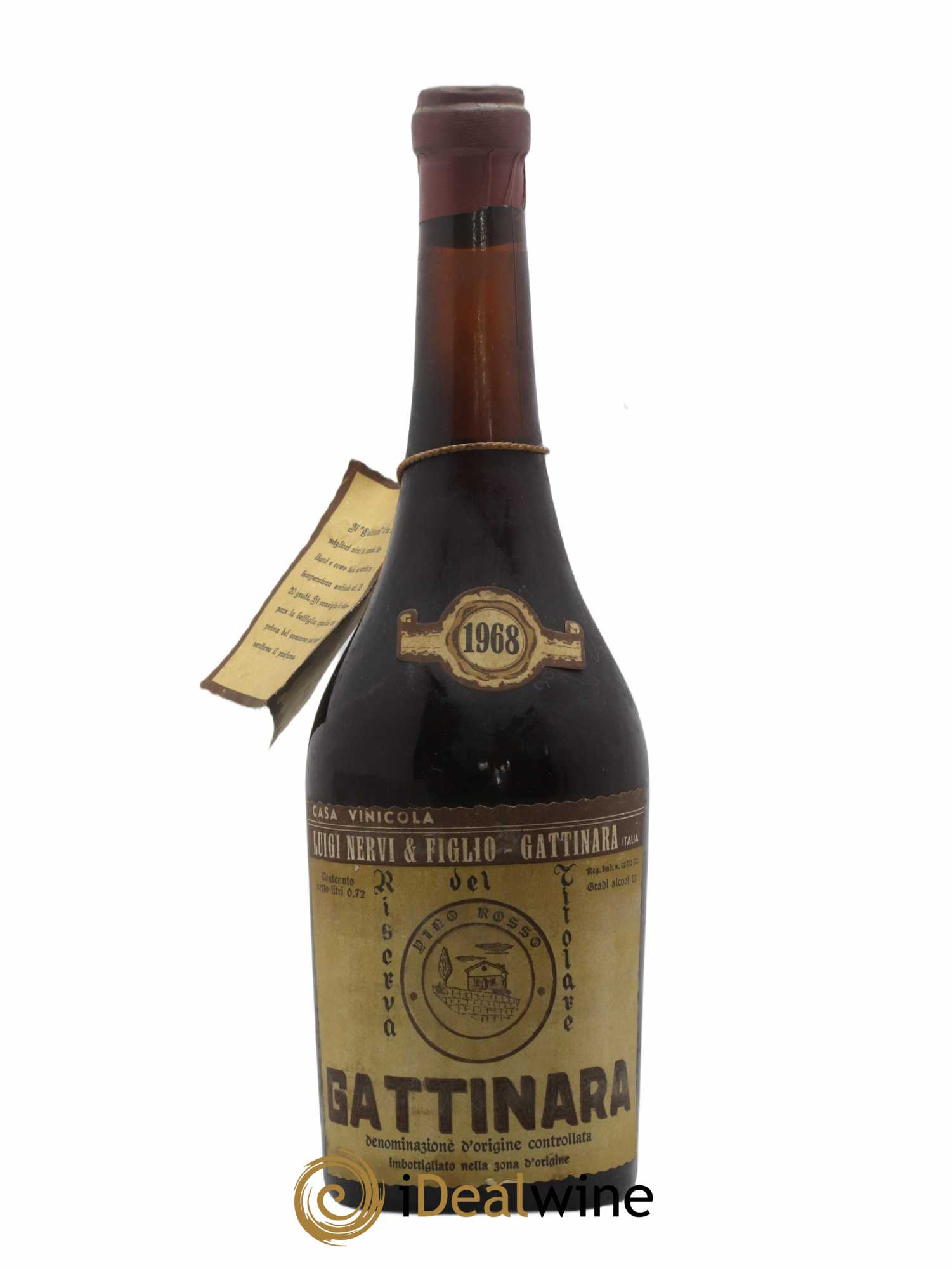 Gattinara DOCG Nervi Conterno 1968 - Lot de 1 bouteille - 0