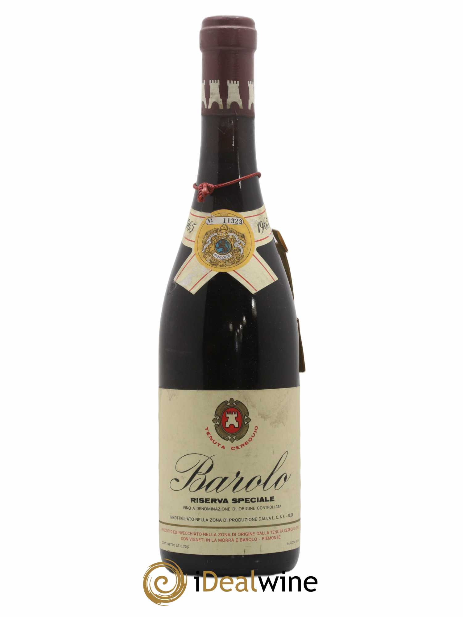 Barolo Riserva Speciale Tenuta Cerequio 1965 - Posten von 1 Flasche - 0