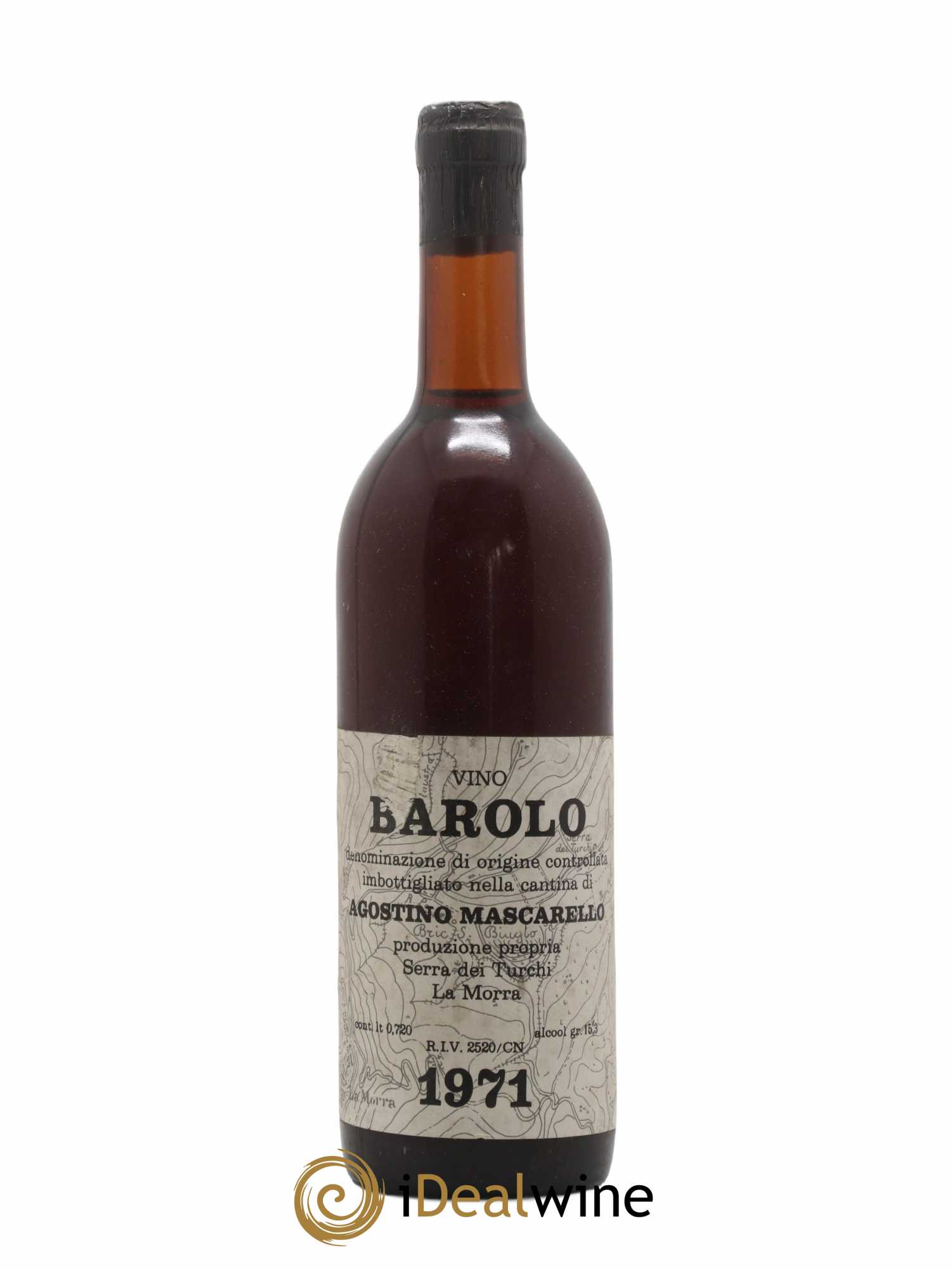 Barolo Agostino Mascarello 1971 - Lot de 1 bouteille - 0