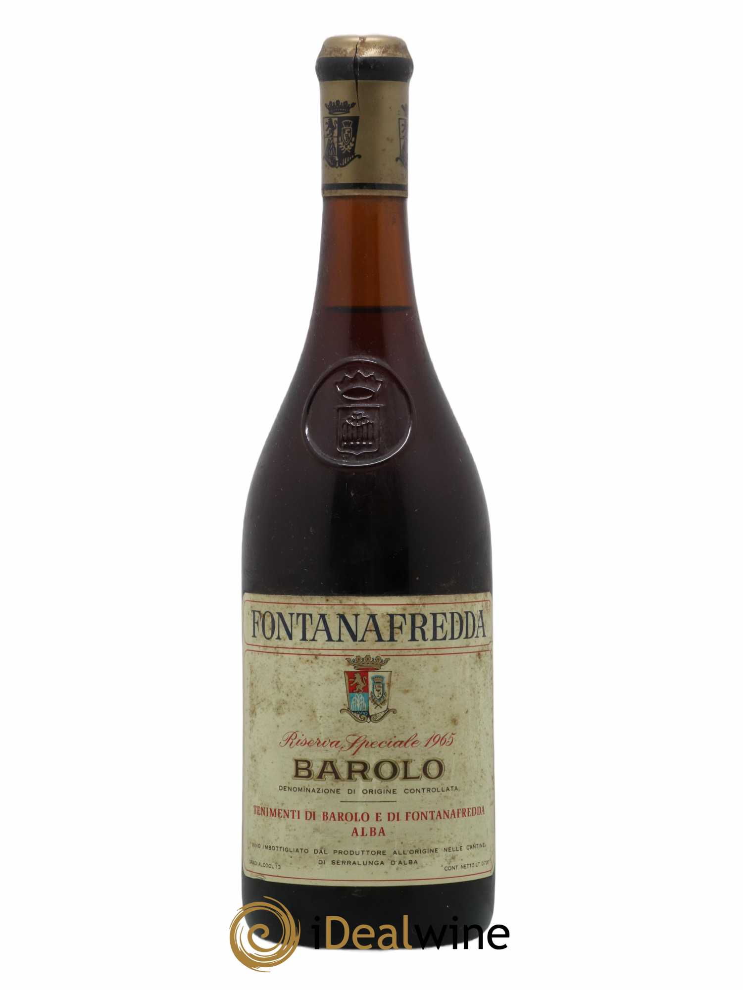 Barolo DOCG Riserva Speciale Fontanafredda 1965 - Lotto di 1 bottiglia - 0