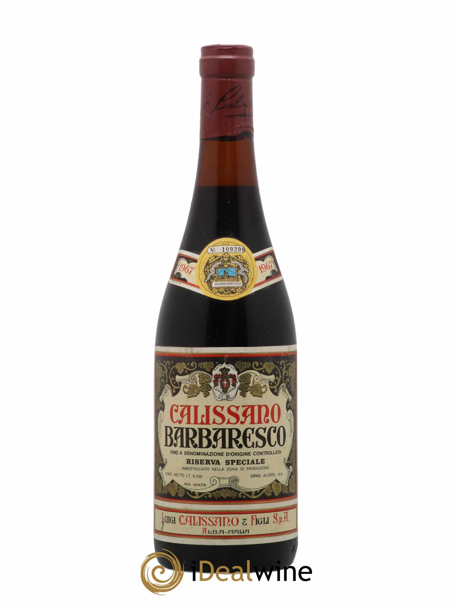 Barbaresco DOCG Riserva Speciale Calissano 1967 - Lot de 1 bouteille - 0