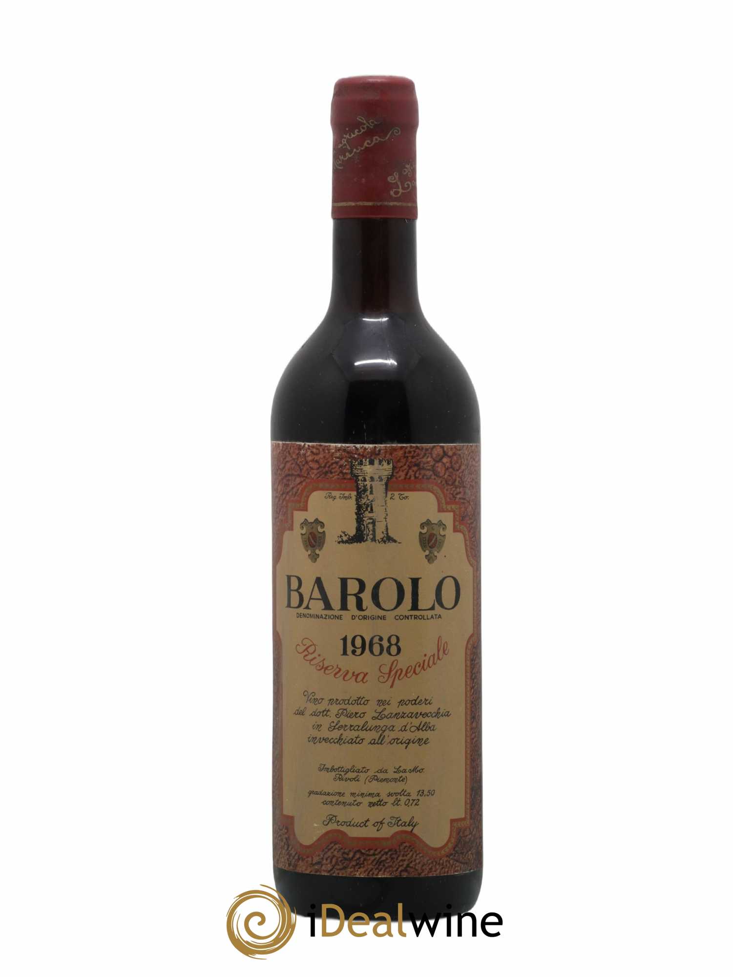 Barolo Riserva Speciale Lanzavecchia 1968 - Lot de 1 bouteille - 0