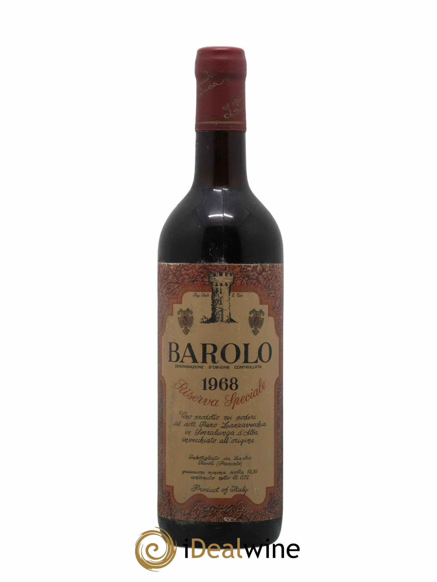 Barolo Riserva Speciale Lanzavecchia 1968 - Lot de 1 bouteille - 0