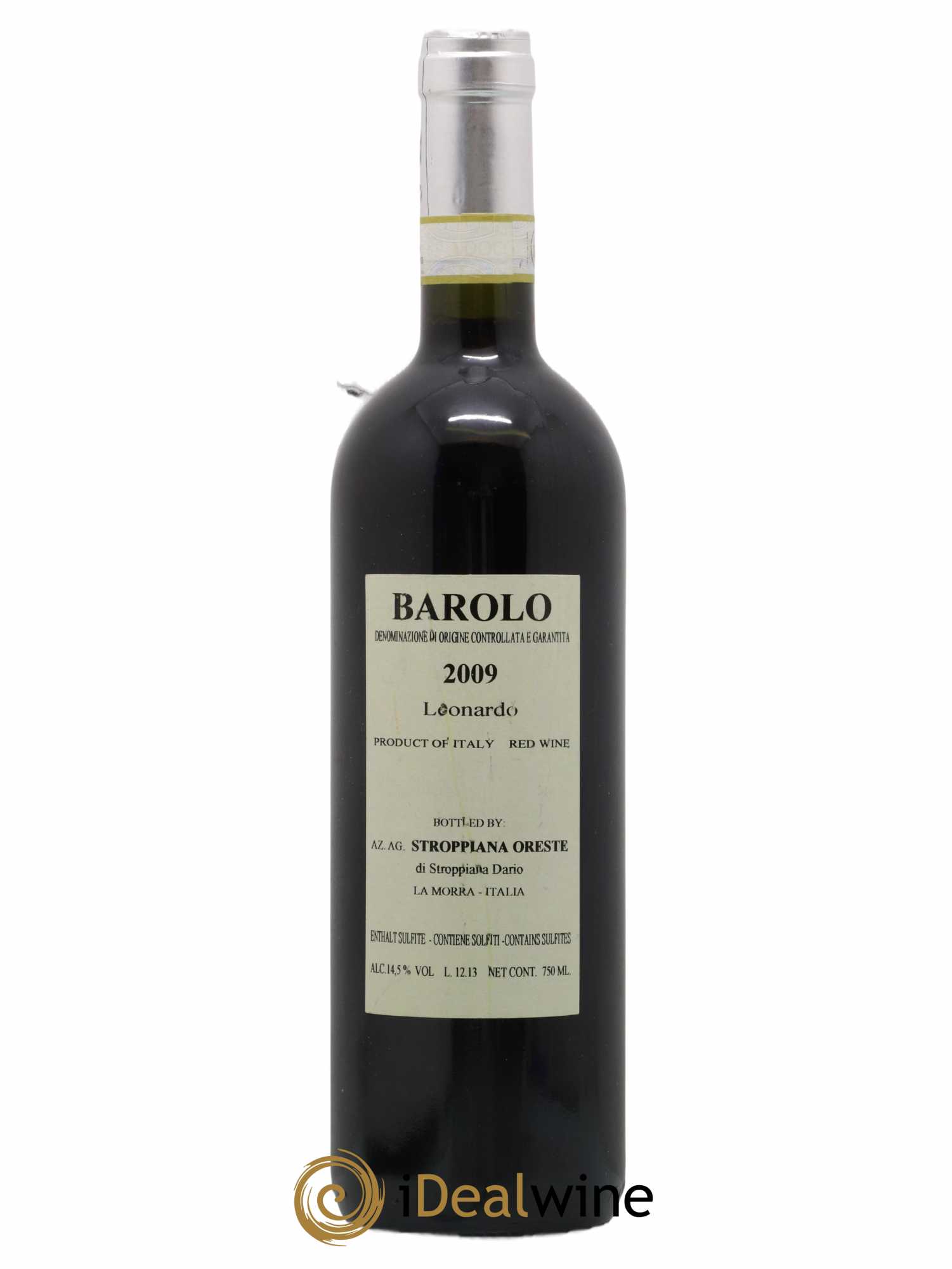 Barolo Leornardo Stroppiano 2009 - Lot de 1 bouteille - 1