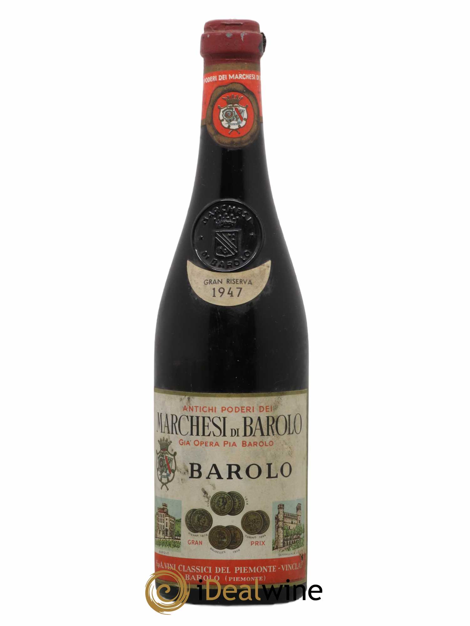 Barolo Gran Riserva Marchesi Di Barolo 1947 - Lot de 1 bouteille - 0