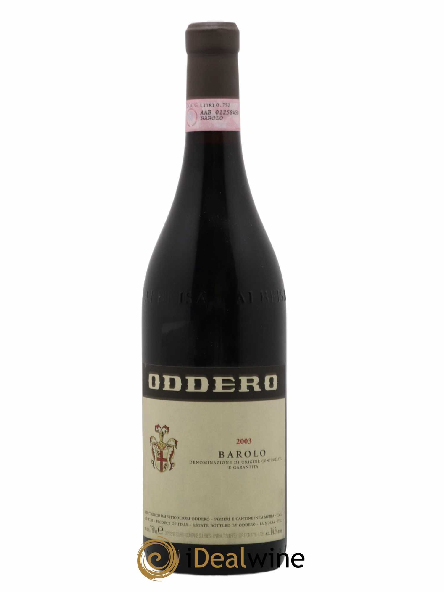 Barolo Oddero 2003 - Lot de 1 bouteille - 0