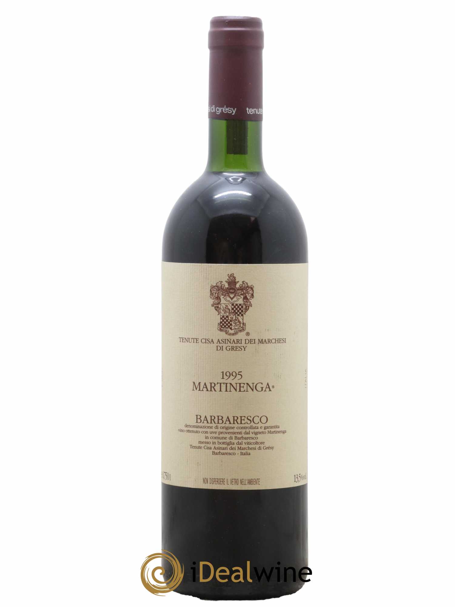 Barbaresco DOCG Martinenga Tenuta Cisa Asinari dei Marchesi di Gresy 1995 - Lot de 1 bouteille - 0