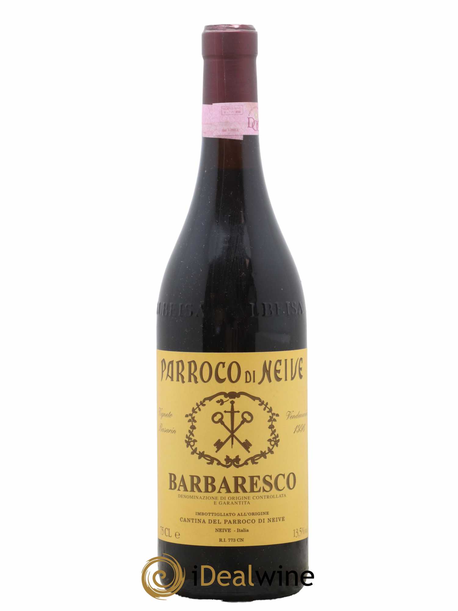 Barbaresco DOCG Vigneto Basarin Parroco Di Neive 1996 - Lotto di 1 bottiglia - 0