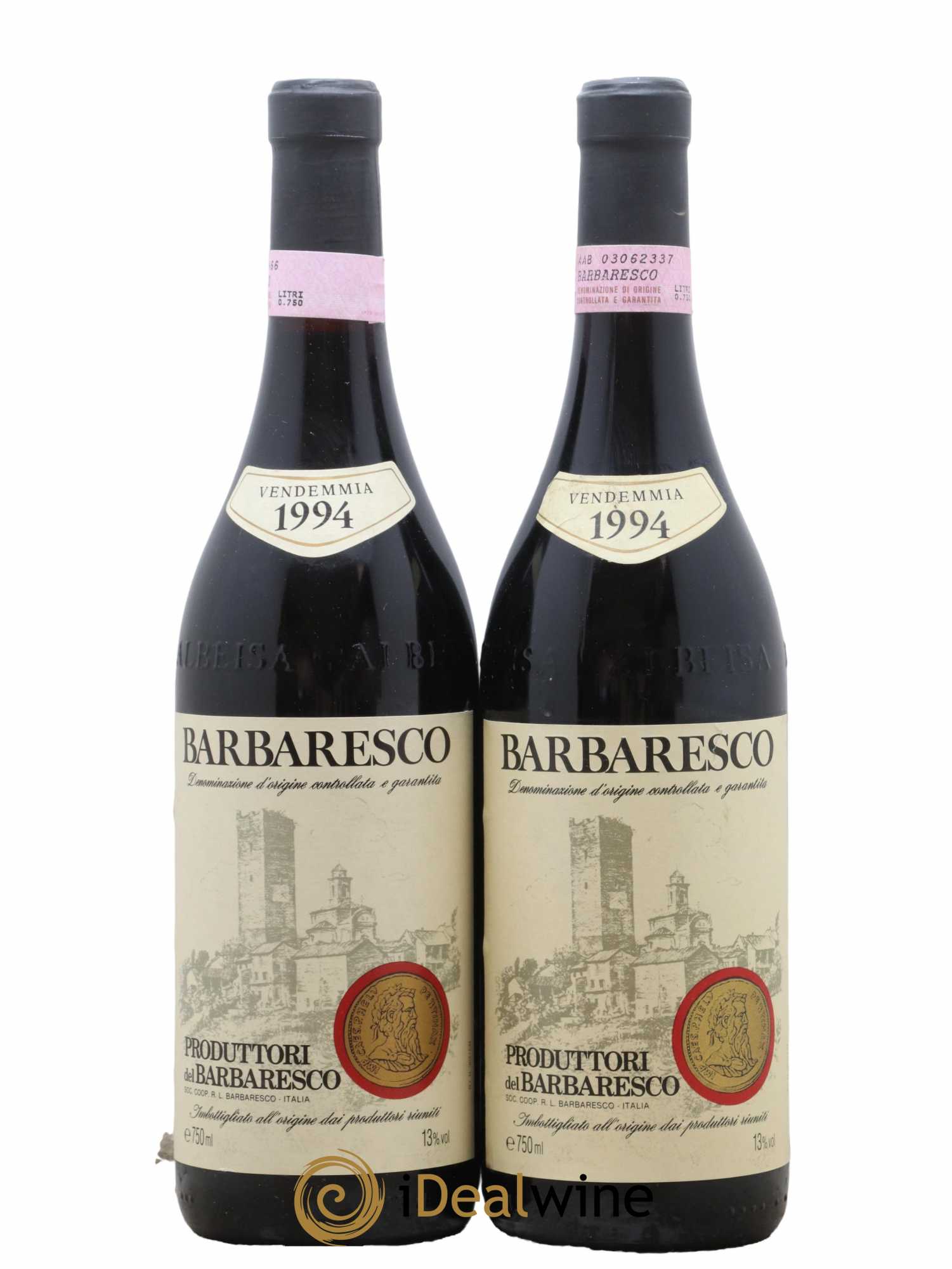 Barbaresco DOCG Produttori del Barbaresco 1994 - Lot de 2 bouteilles - 0