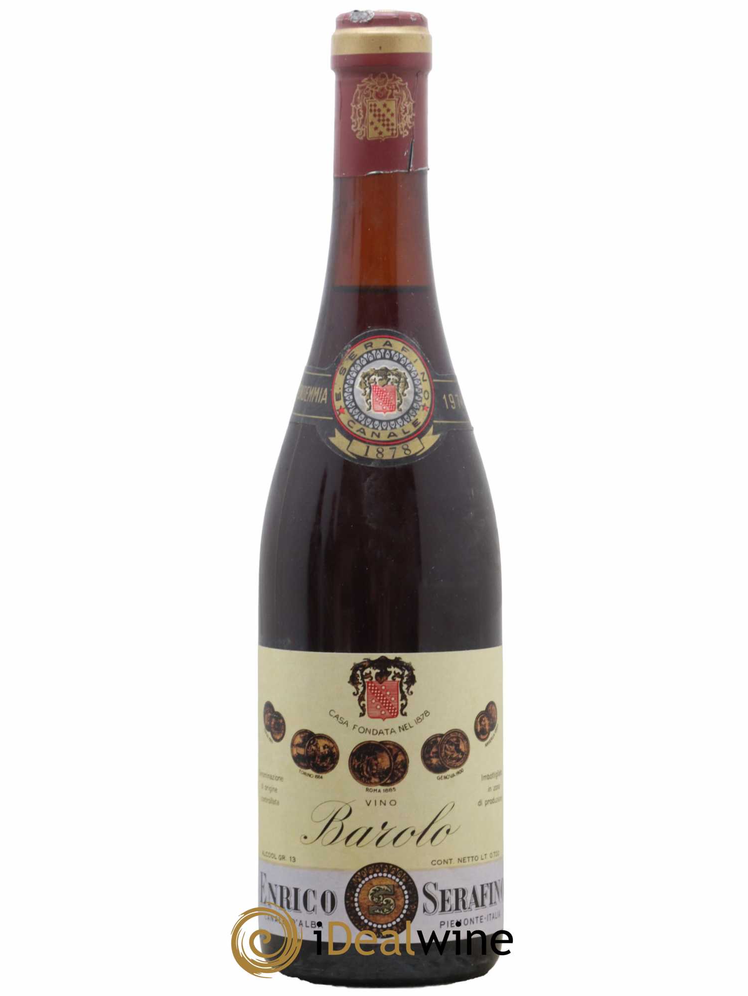 Barolo Enrico Serafino 1974 - Lot de 1 bouteille - 0