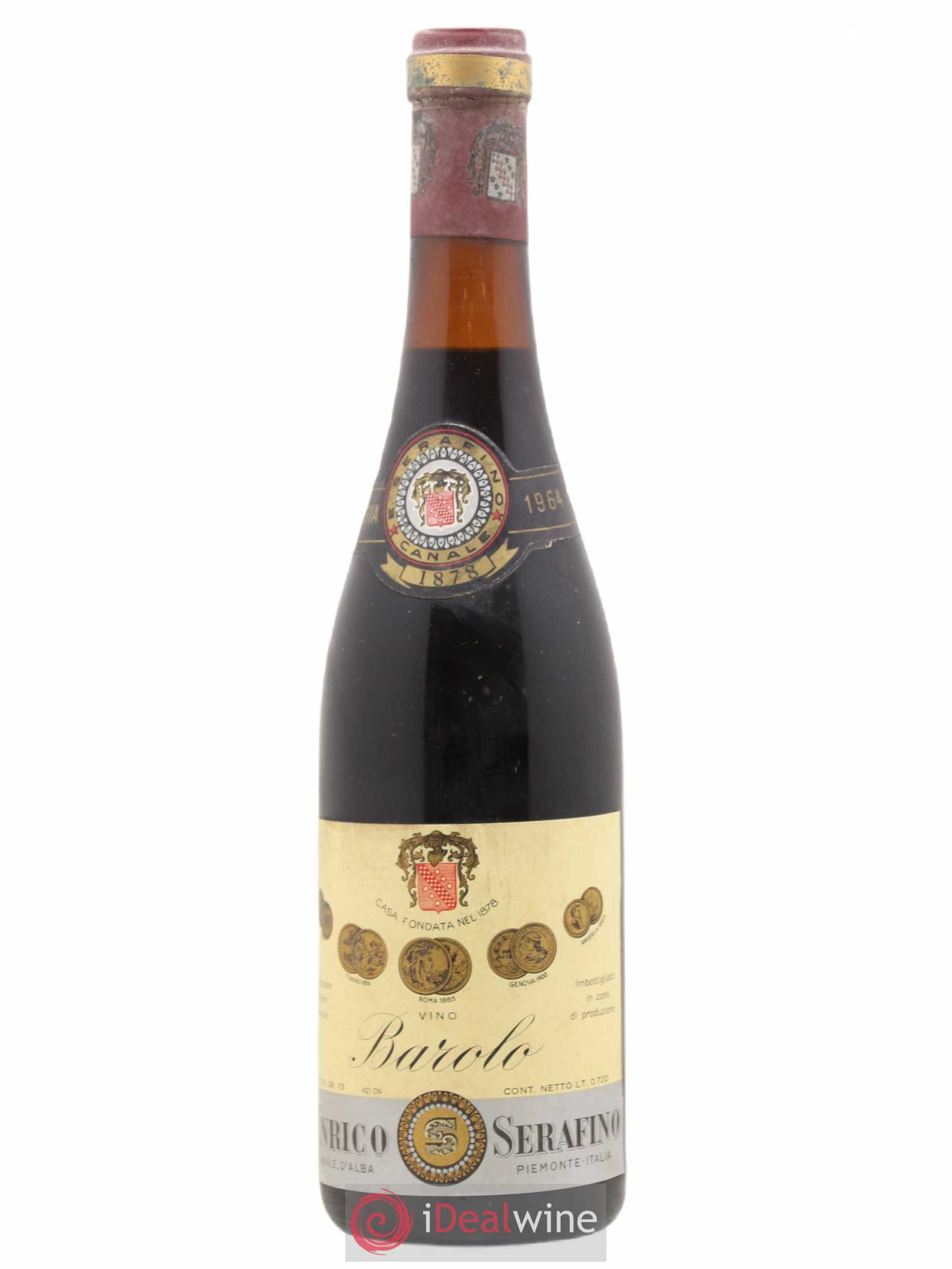 Barolo Riserva Enrico Serafino 1964 - Lot de 1 bouteille - 0